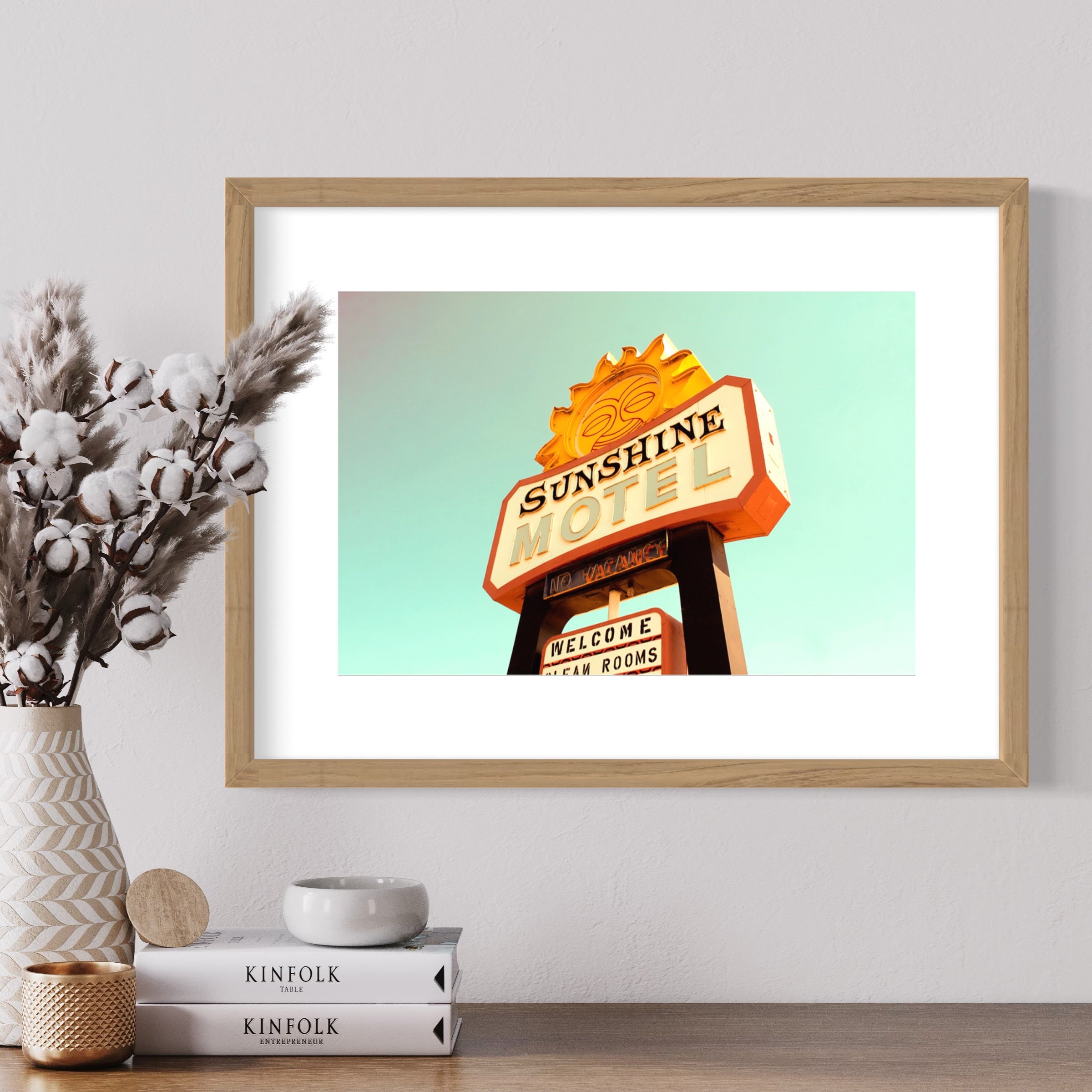 Sunshine Motel, Fine Art Print