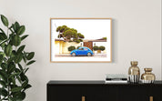 Seaside in Blue Fine Art Print
