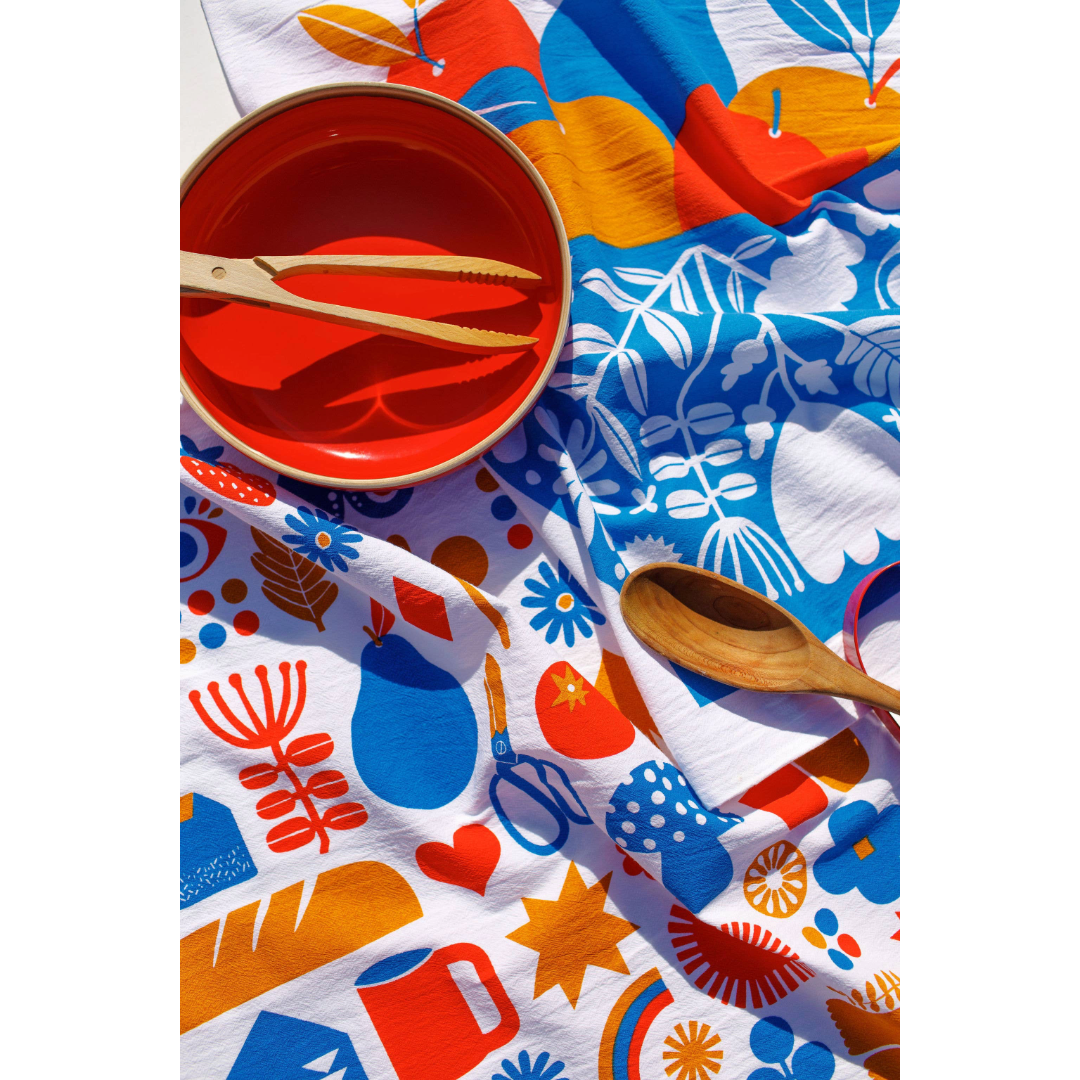 Fruit Bowl Cotton Kitchen Towel
