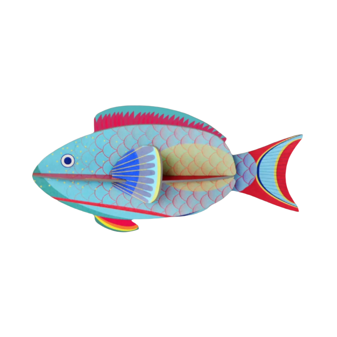 Parrotfish 3D DIY Wall Art Craft