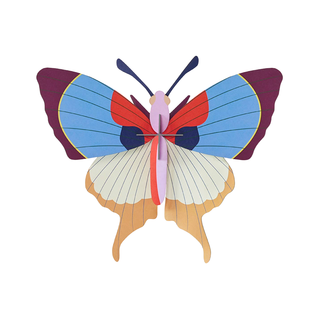 Plum Fringe Butterfly: 3D DIY Wall Art Kit