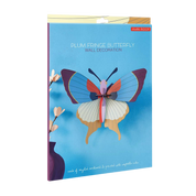 Plum Fringe Butterfly: 3D DIY Wall Art Kit