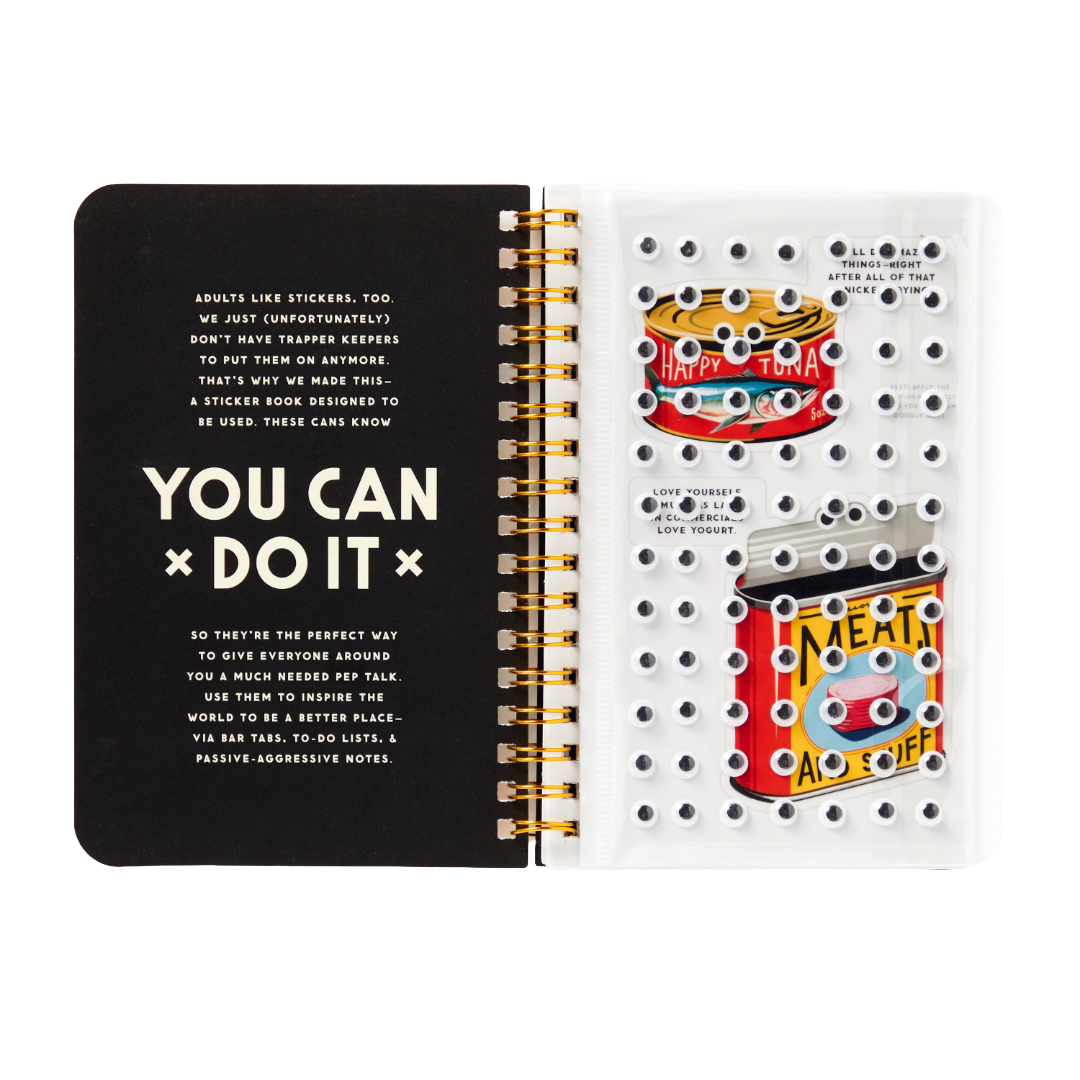 You Can Do It Googly Sticker Book