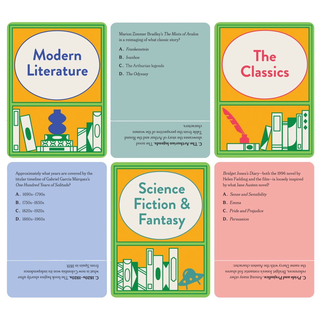 Check Your Shelf: A Literary Trivia Card Game