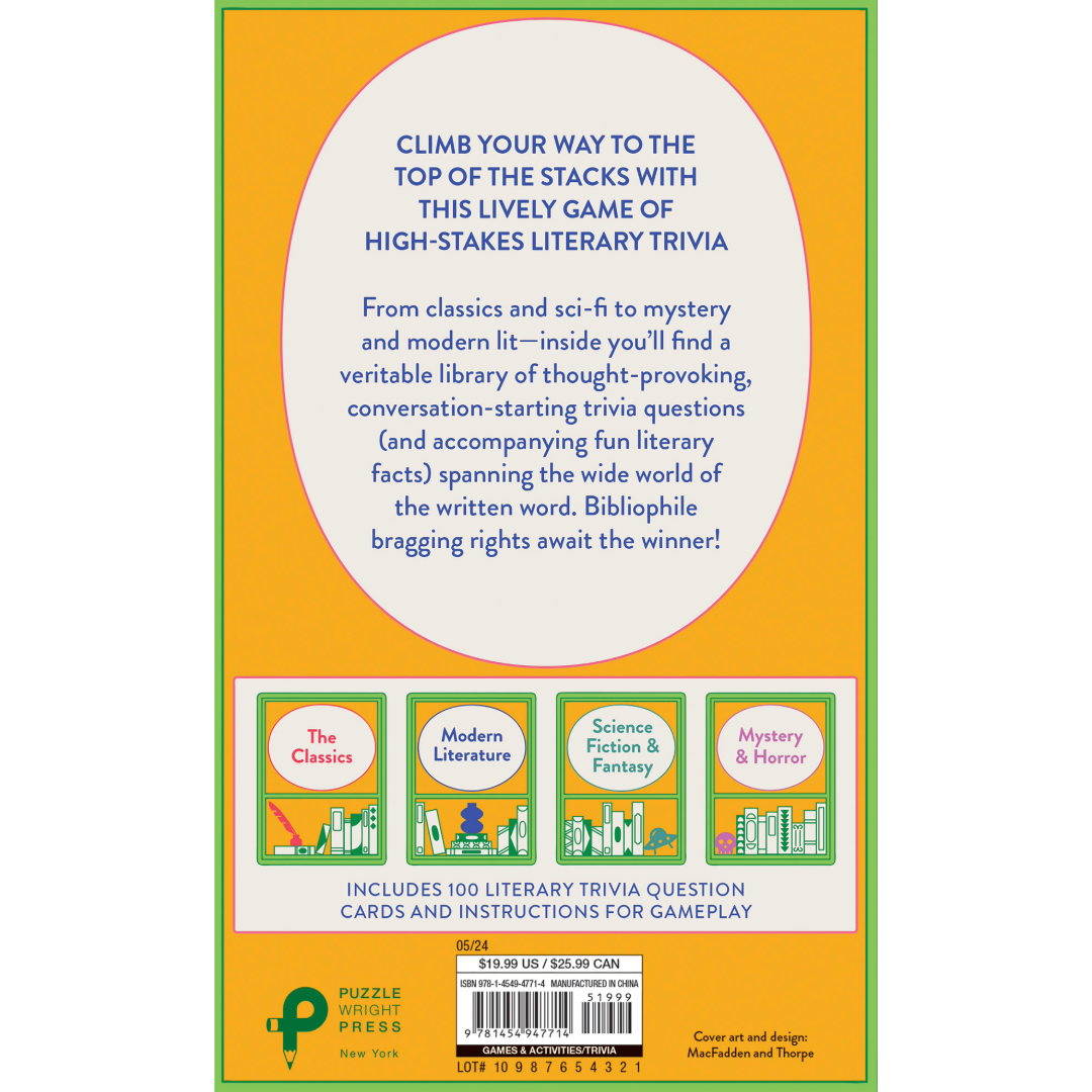 Check Your Shelf: A Literary Trivia Card Game