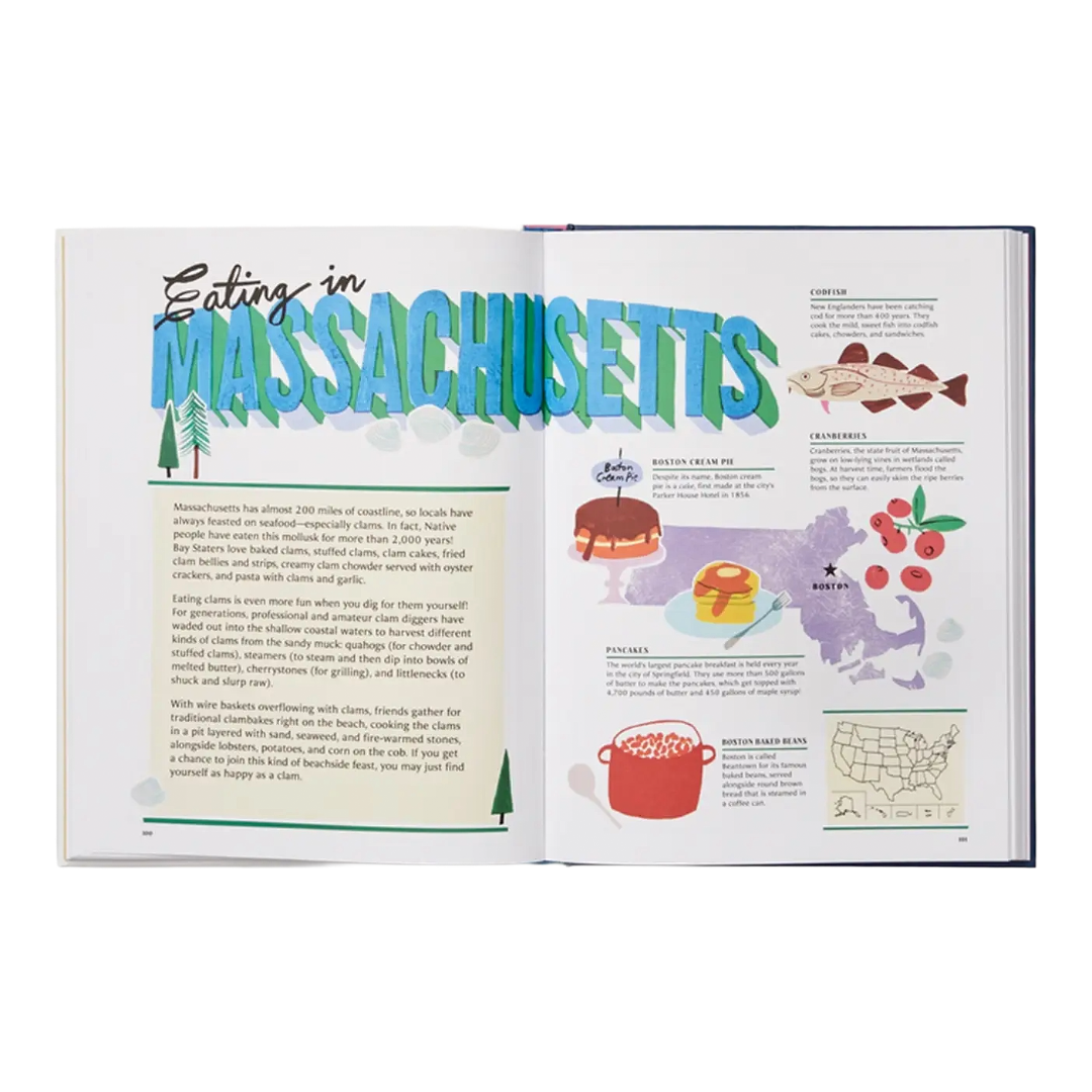 United Tastes Of America: Atlas & Recipes From Every State