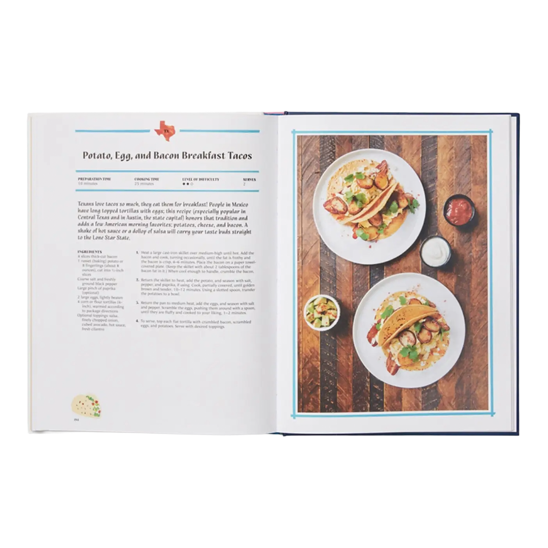 United Tastes Of America: Atlas & Recipes From Every State