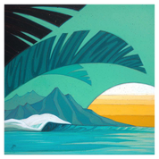 Tropigold - Giclee Fine Art Print 12"x12"