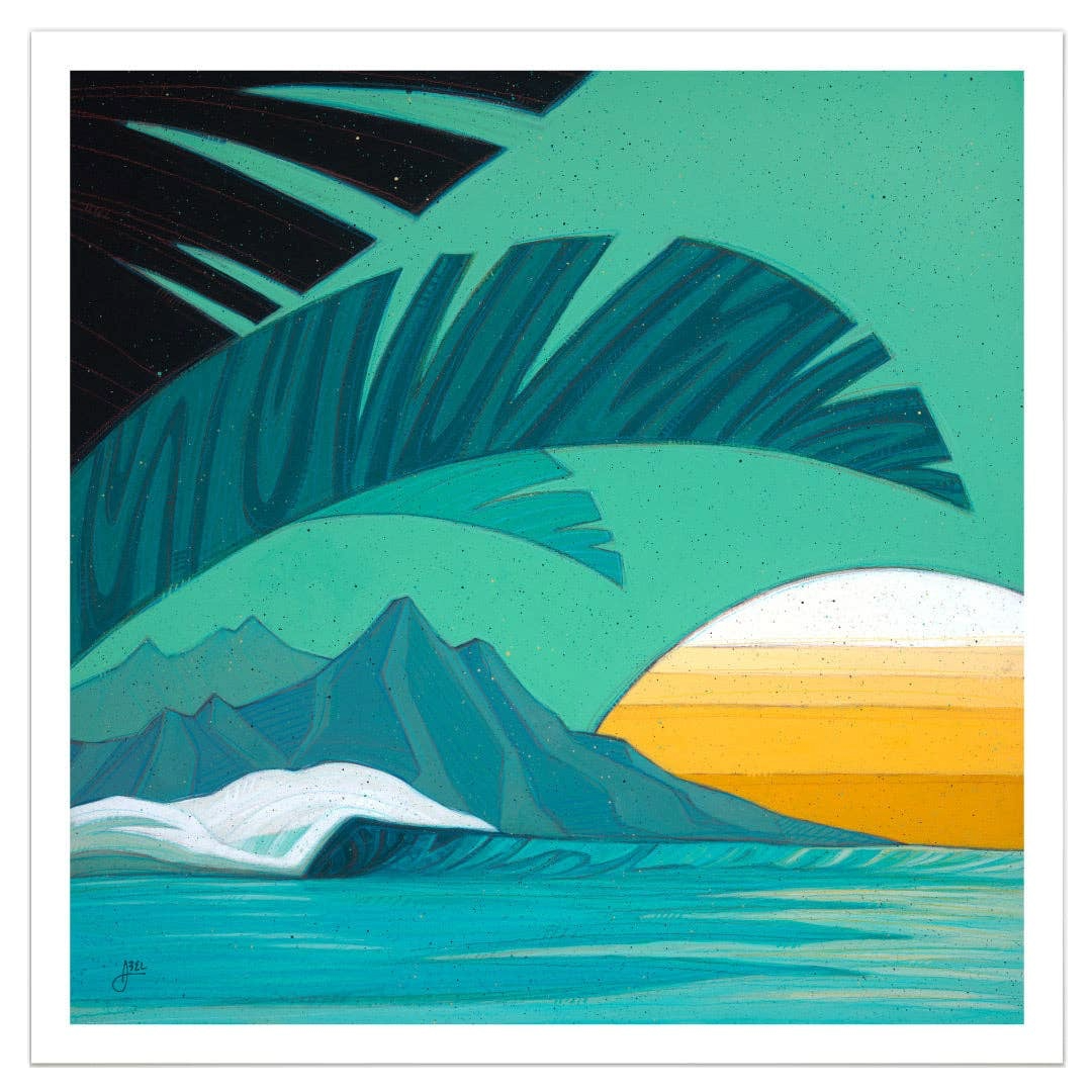 Tropigold - Giclee Fine Art Print 12"x12"