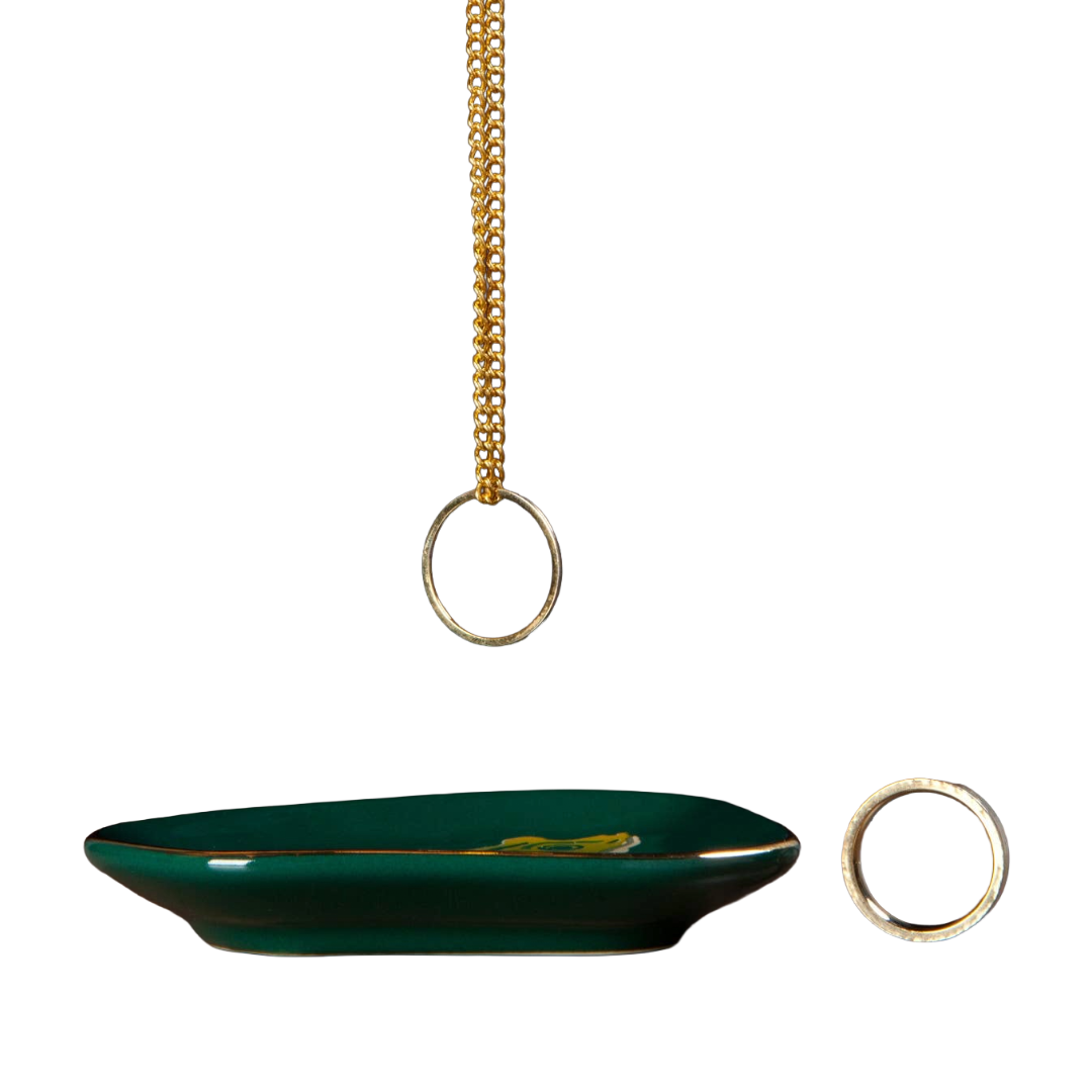 Boundless Frog Shaped Ceramic Trinket Tray