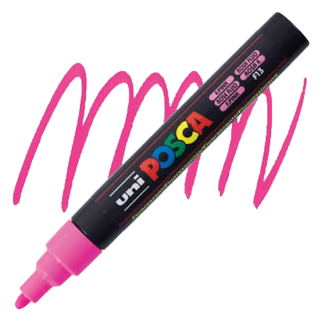 Posca Marker Medium Fluoresent Pink