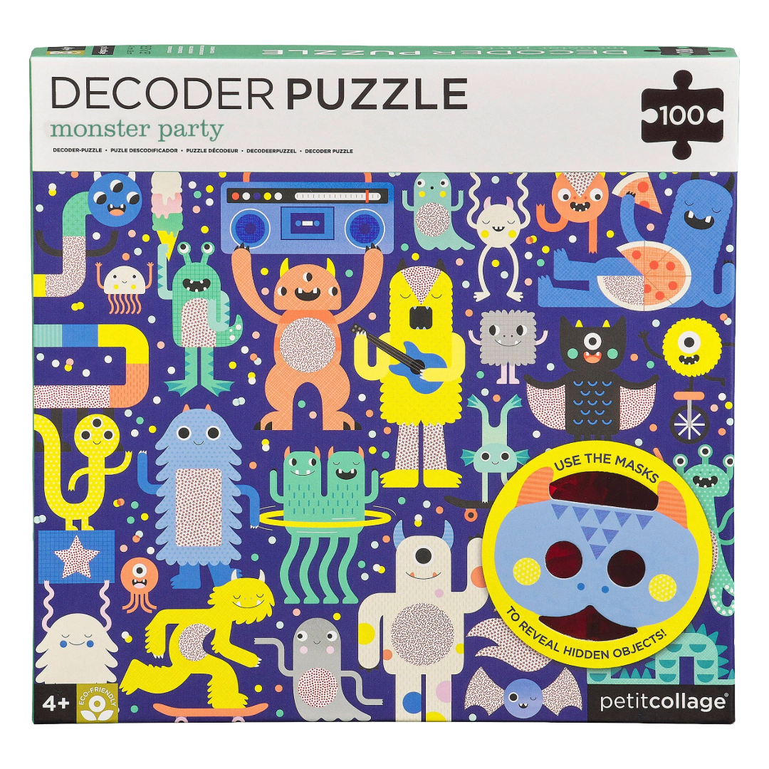 Monster Party 100-Piece Decoder Puzzle