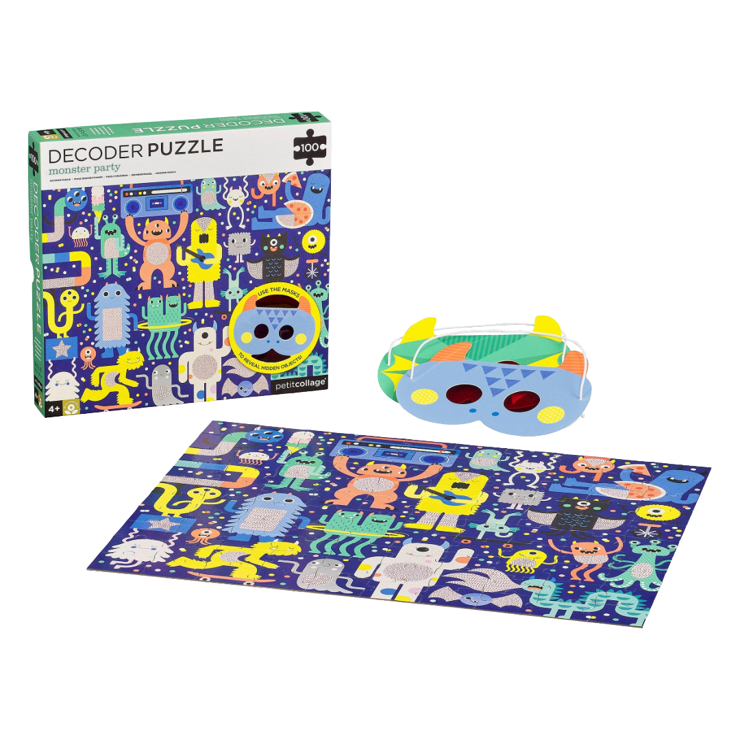 Monster Party 100-Piece Decoder Puzzle