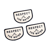 Respect the Water Embroidered Iron on Patch