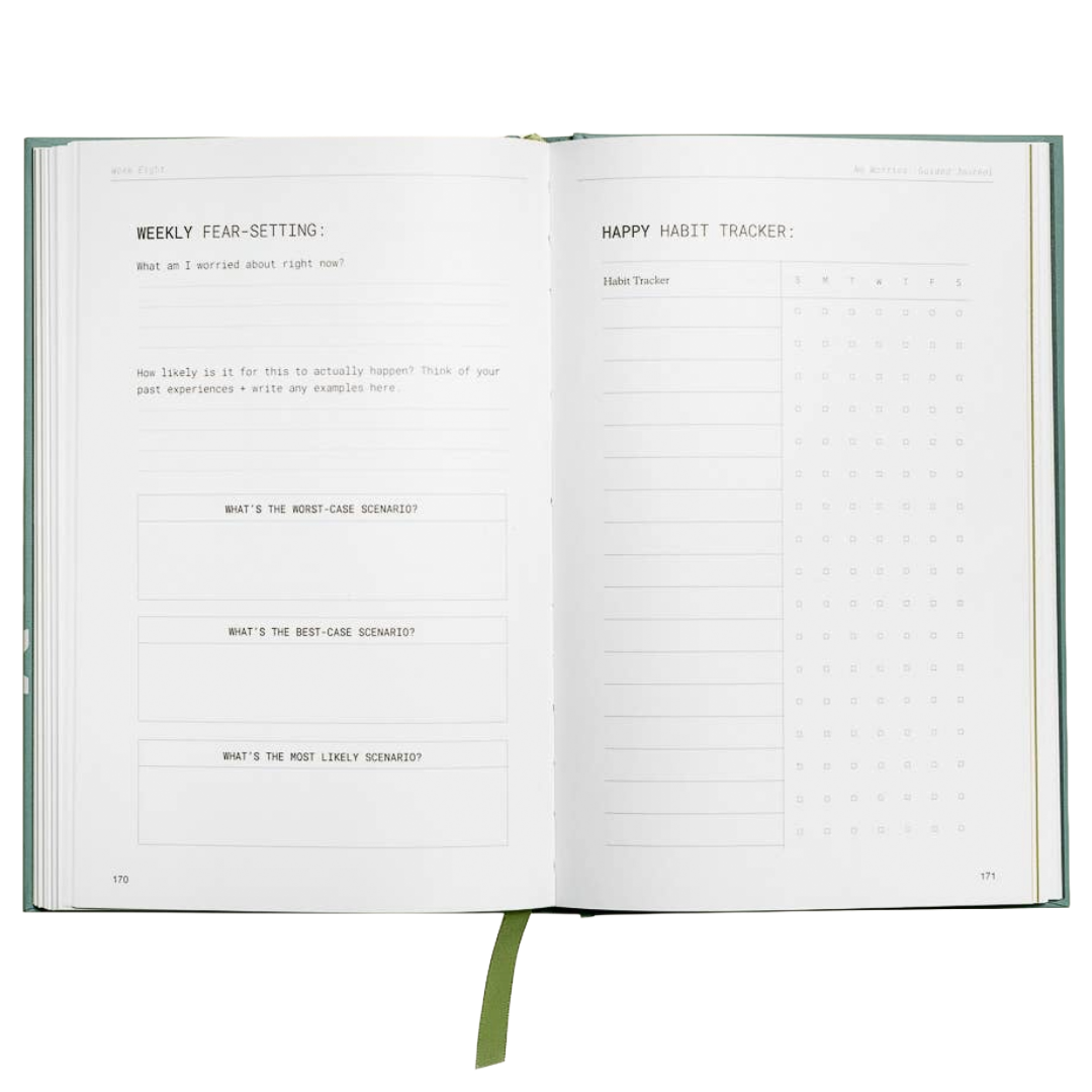 No Worries: A Guided Journal to Help You Calm Anxiety