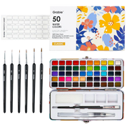 Watercolor Set Of 50 With Brush