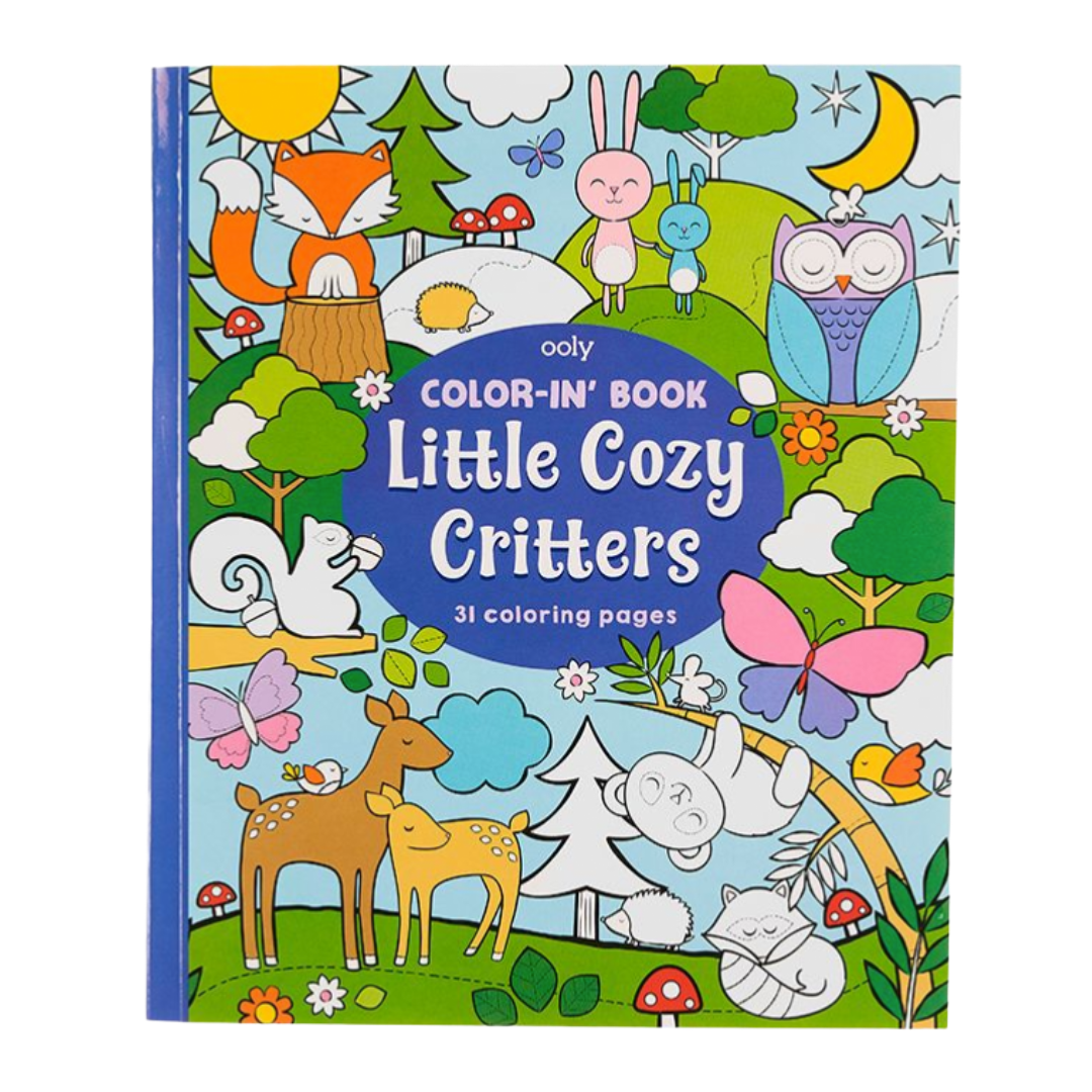 Color-in' Book: Little Cozy Critters