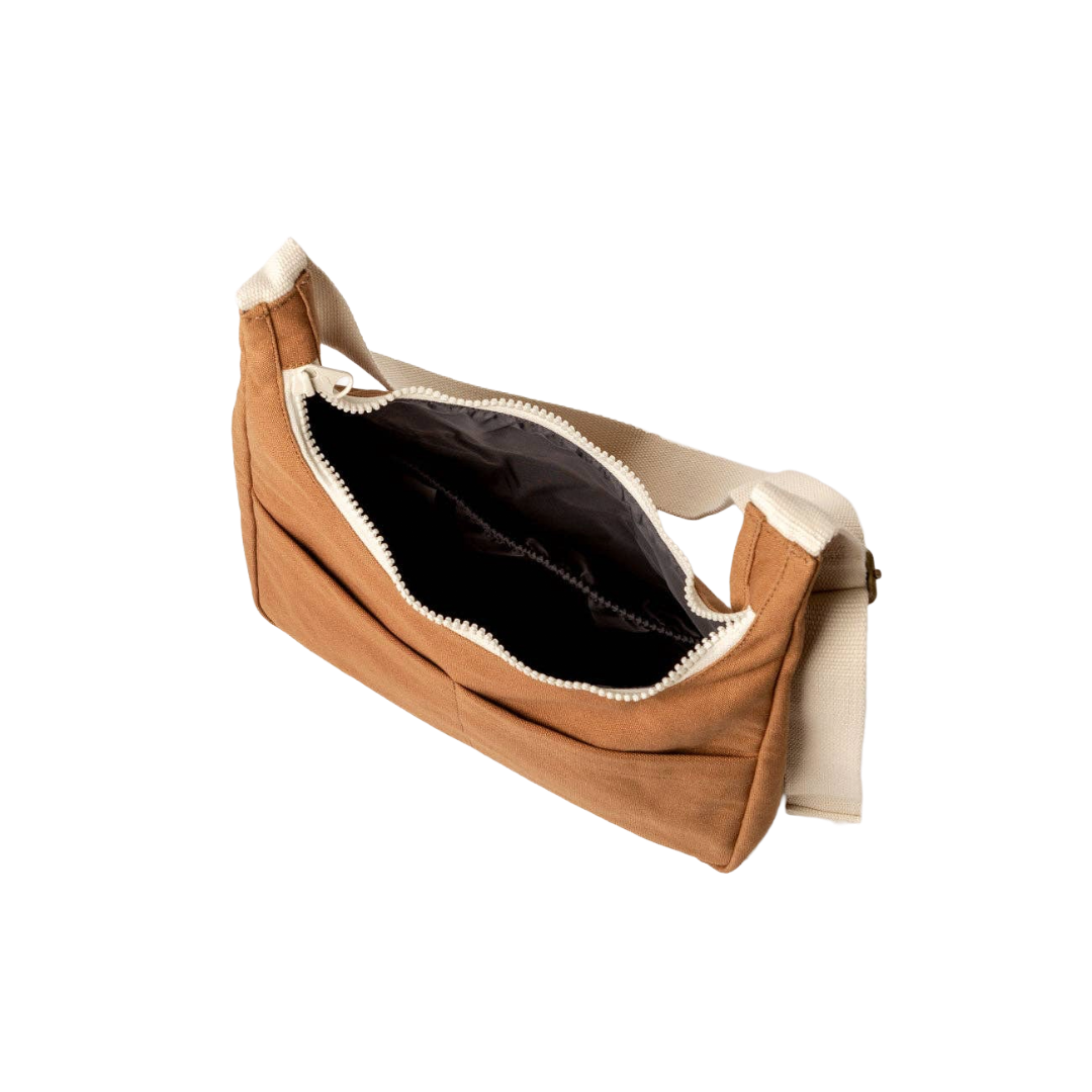 Organic Cotton Satchel Bag - Nutmeg