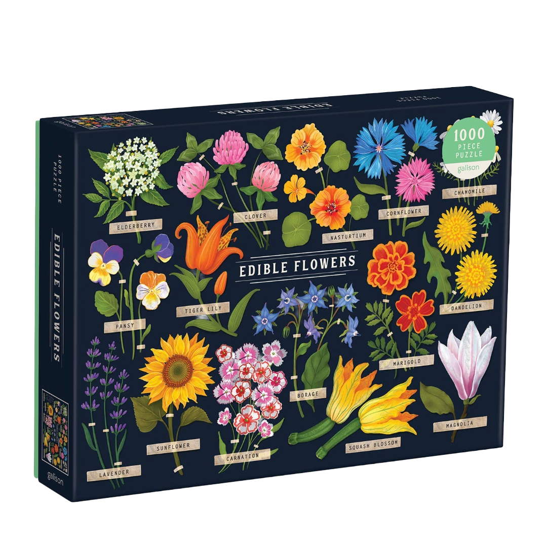 Edible Flowers 1000 Piece Puzzle