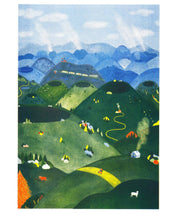 Chaîne des Puys Poster A3 - Charline Collette