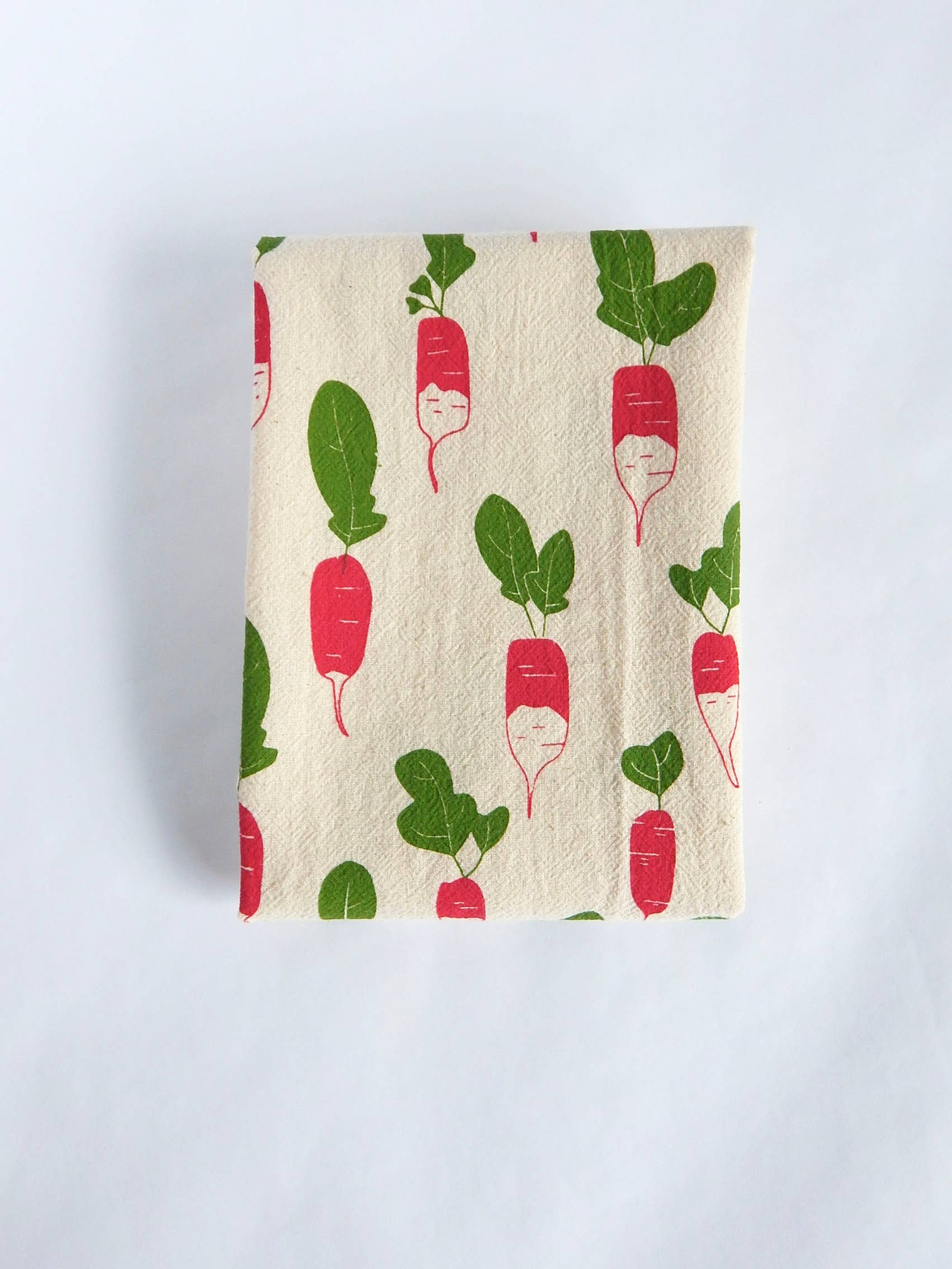 Radish Handprinted Kitchen Tea