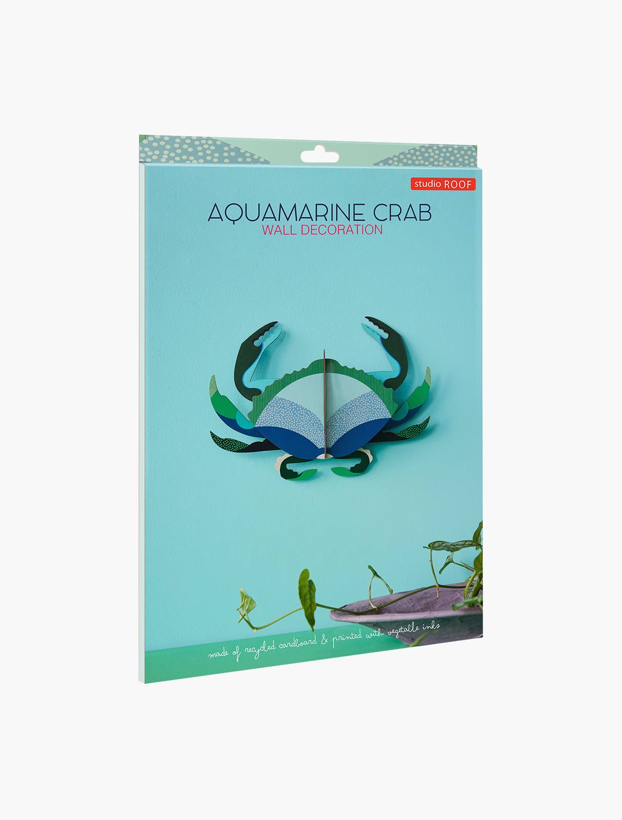 Aquamarine Crab - 3D DIY Wall Art Kit