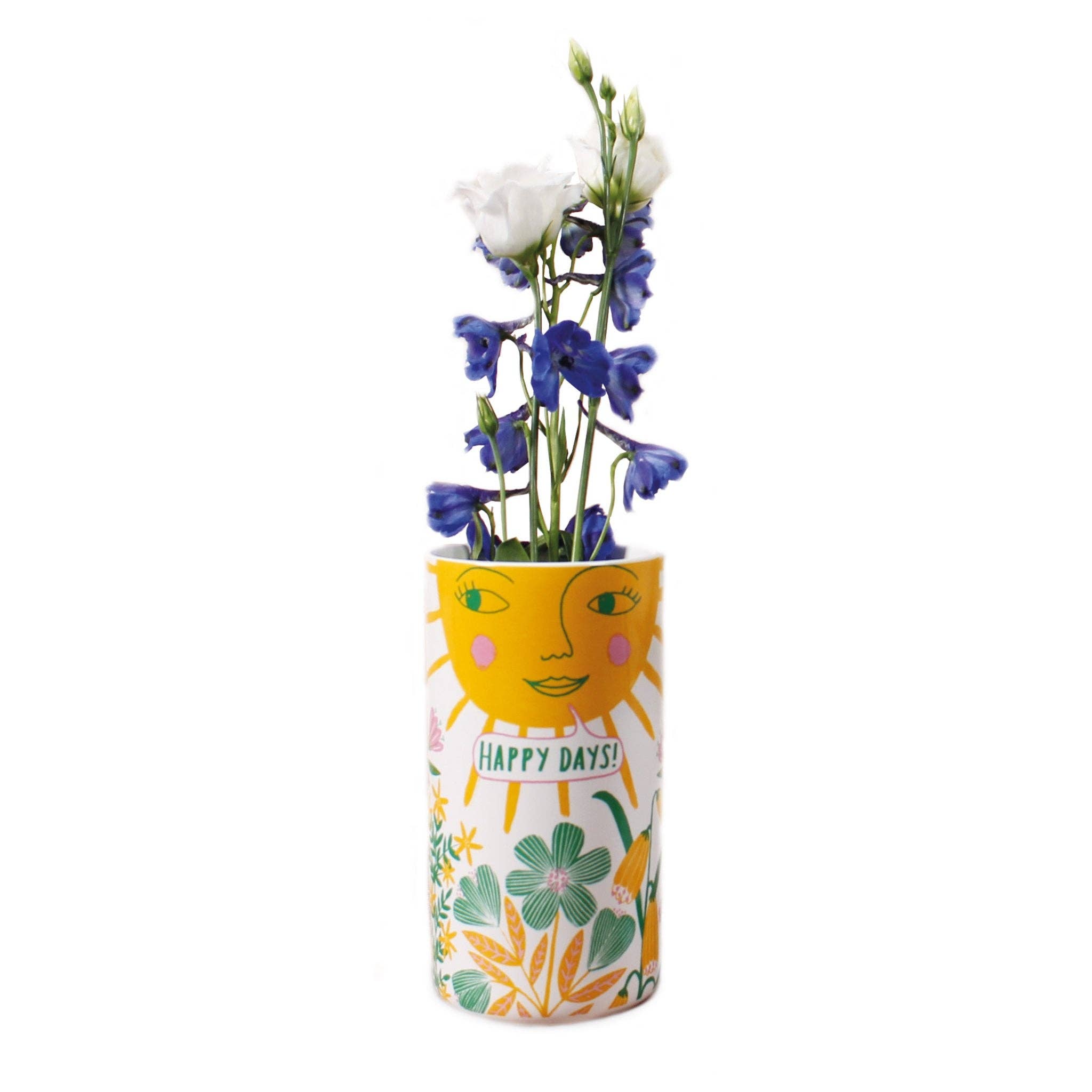 Happy Days Ceramic Vase