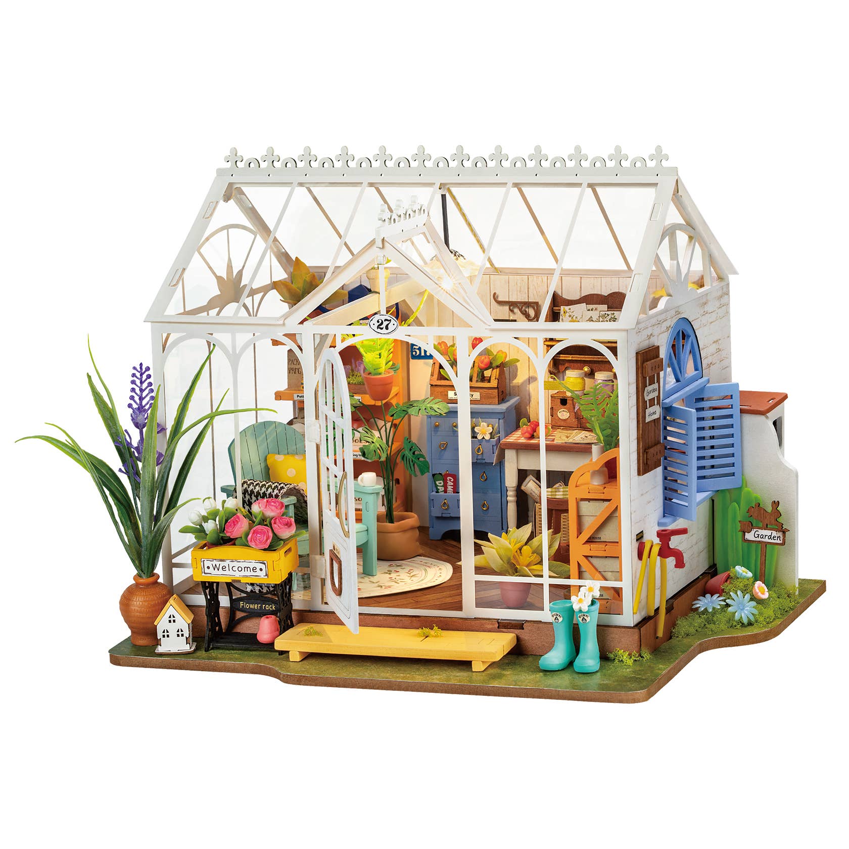 Dreamy Garden House: DIY Miniature House Kit