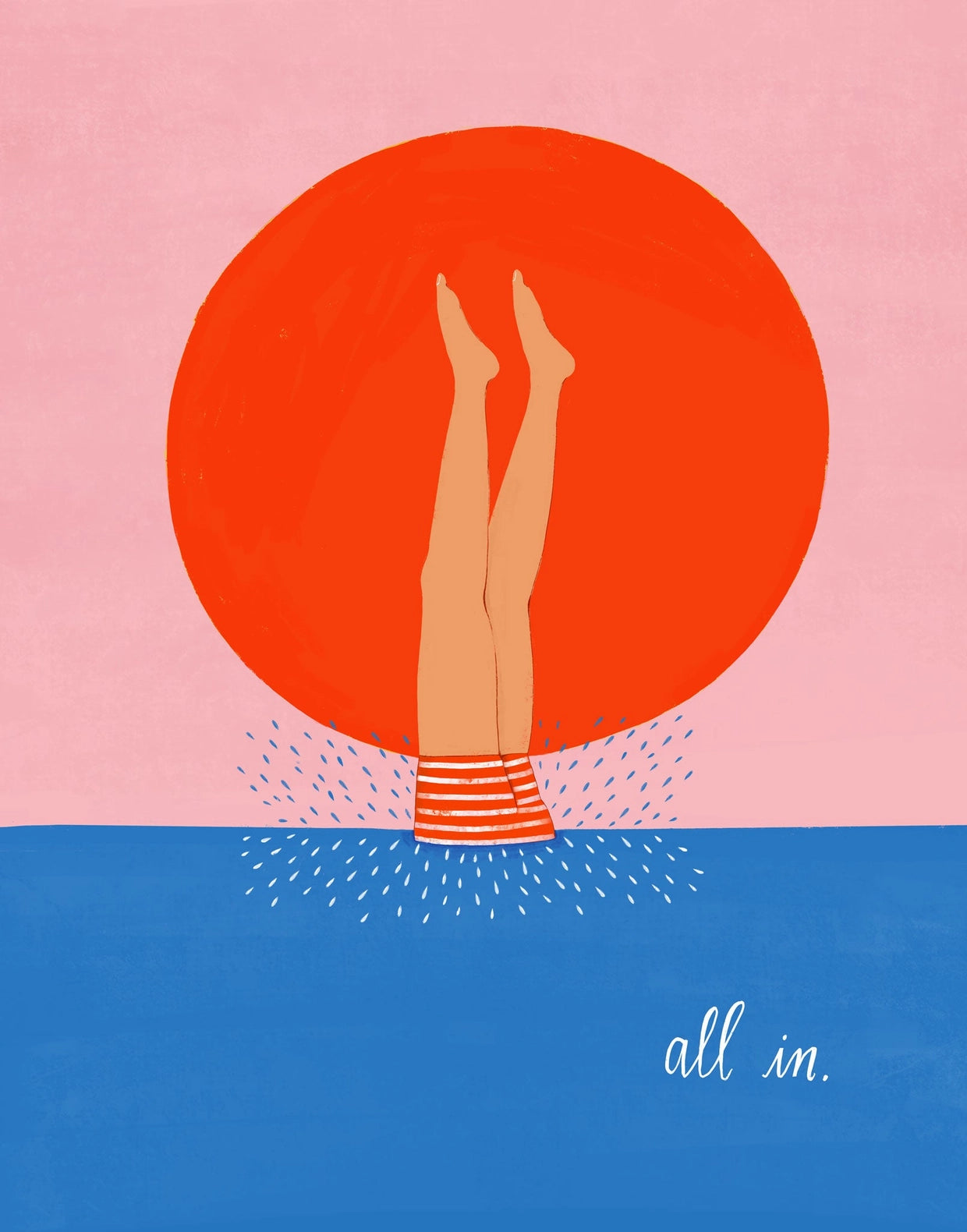 All In - Giclee Print by Lisa Congdon