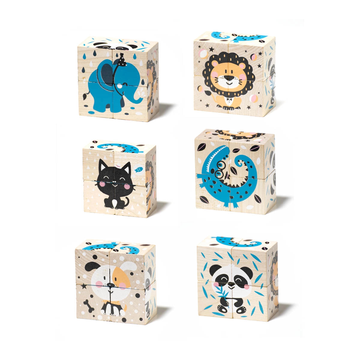 Animals Wooden Blocks