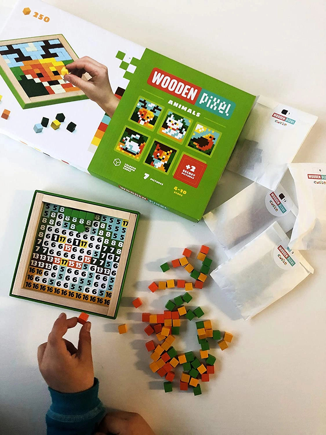Animals - Wooden Pixel 250 Piece Set