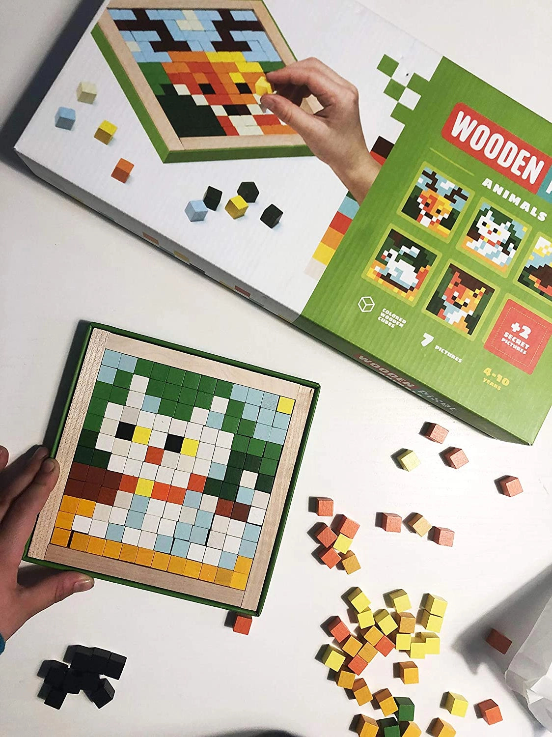Animals - Wooden Pixel 250 Piece Set