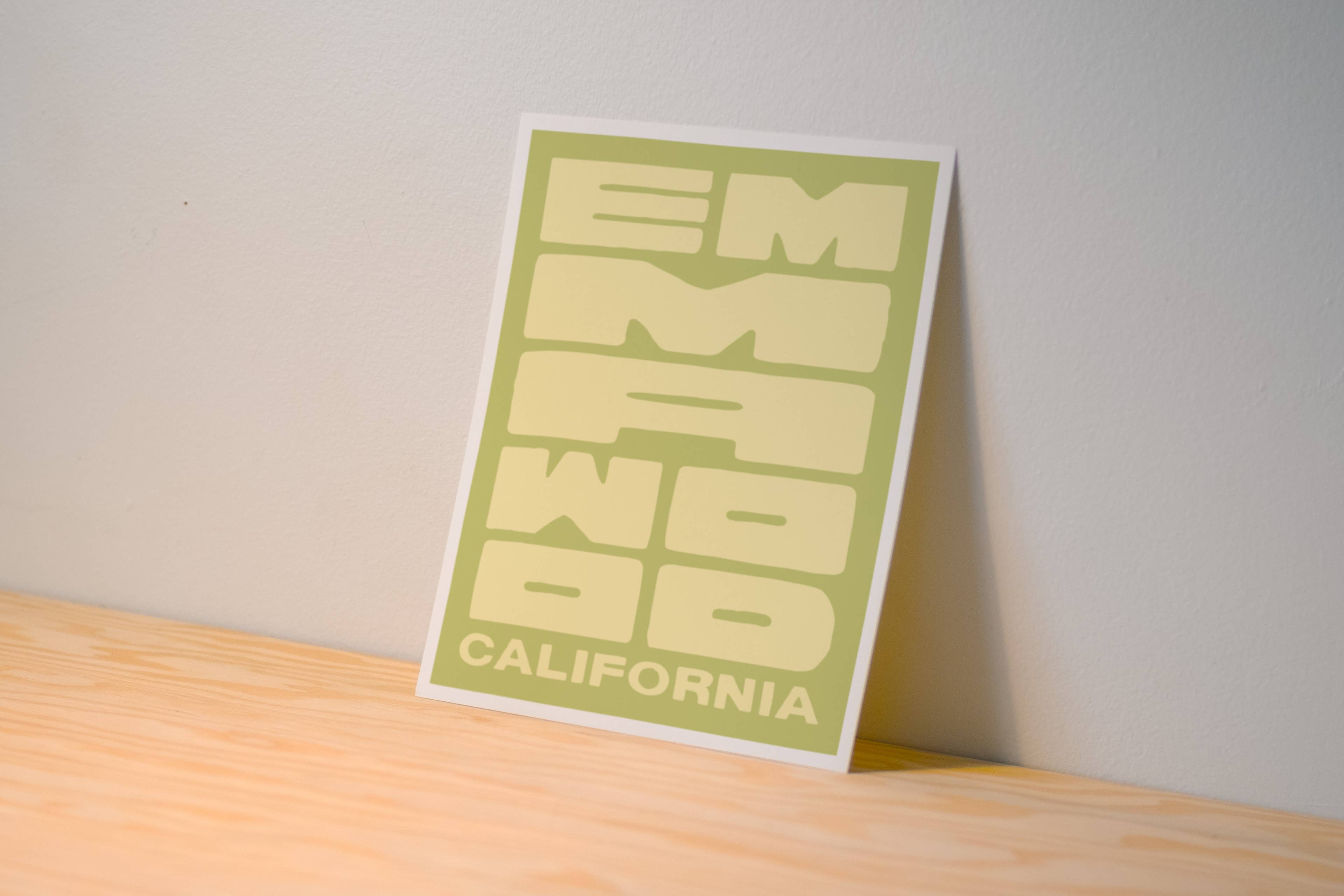 Emma Wood Surf Spot - Original Print by Kamin Tersieff