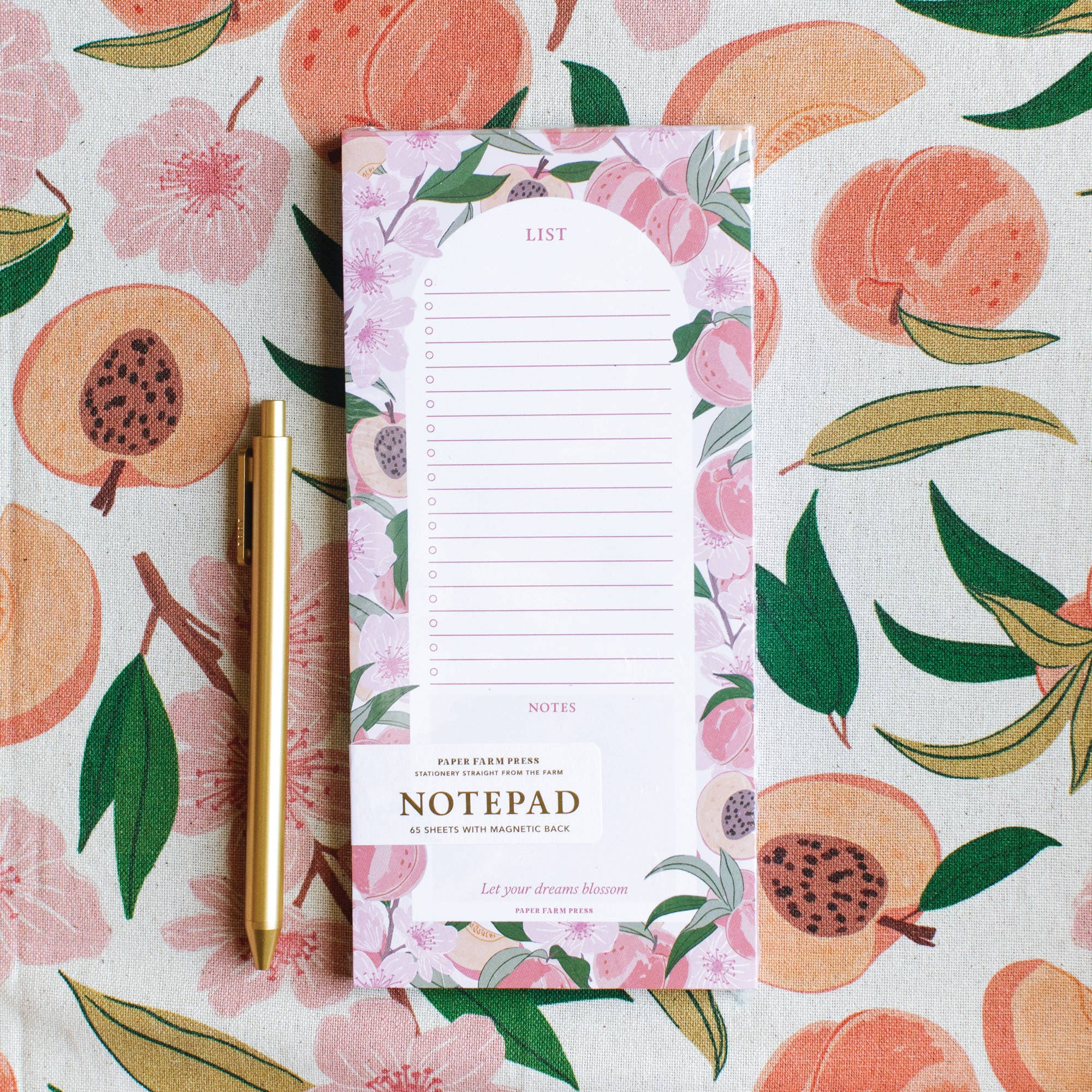 Peach Blossom Market Notepad