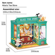 Alice's Tea Store: DIY Miniature House Kit