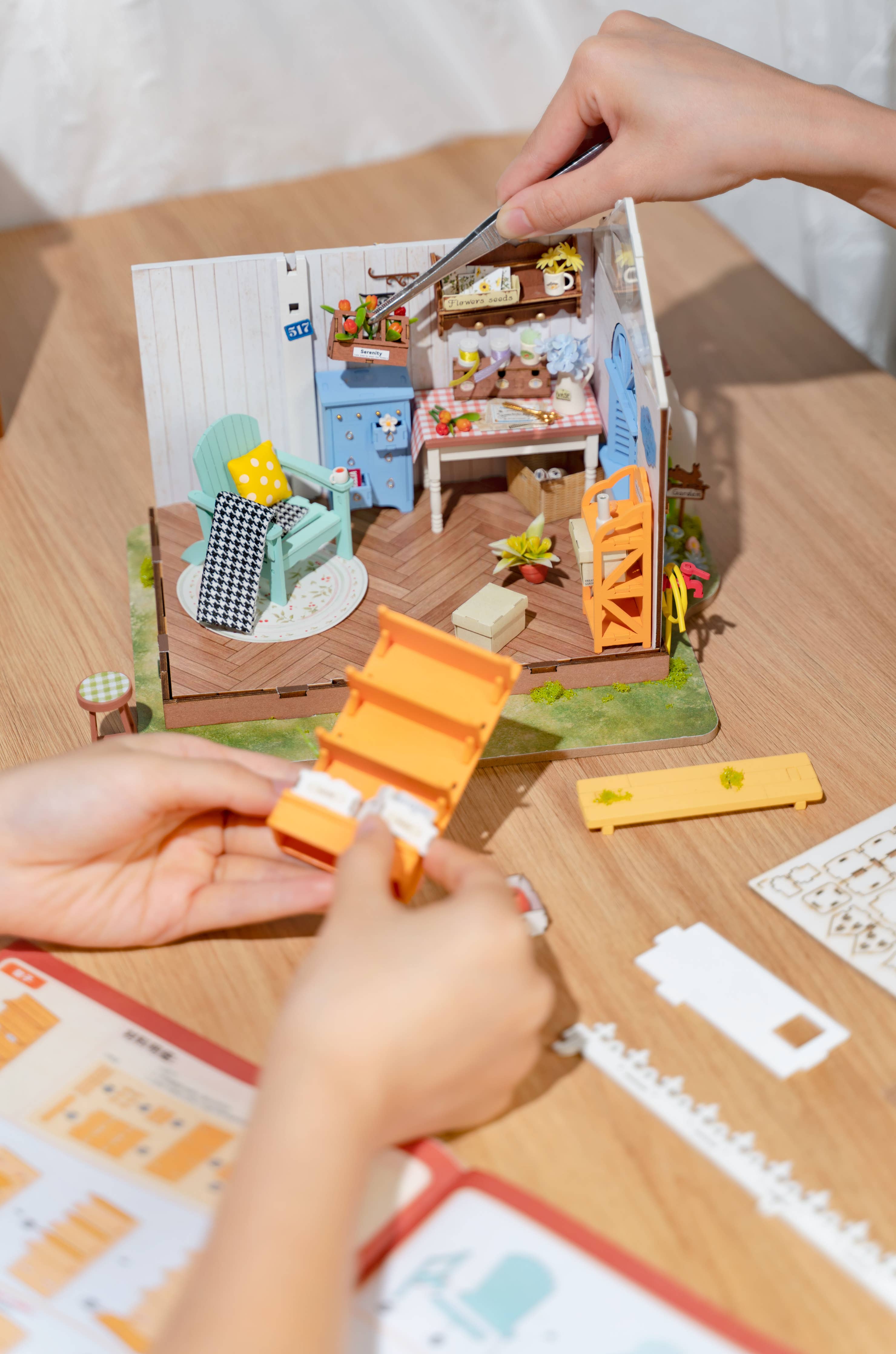 Dreamy Garden House: DIY Miniature House Kit