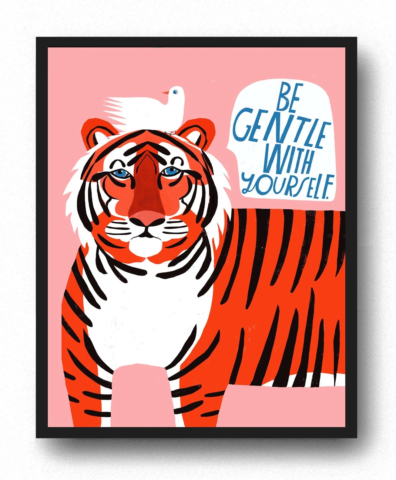 Be Gentle With Yourself - Giclee Print by Lisa Congdon