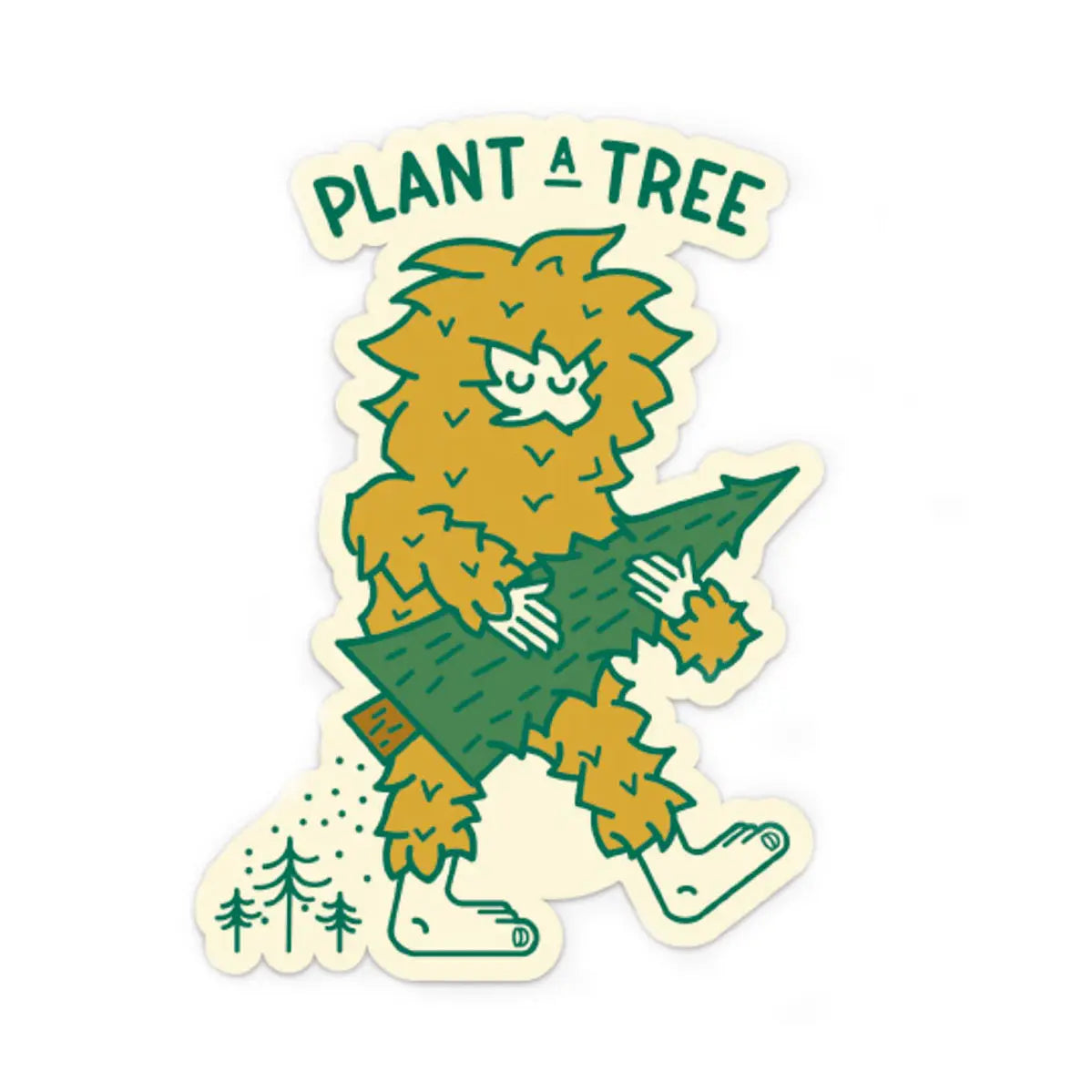 Bigfoot Tree Planter - Sticker