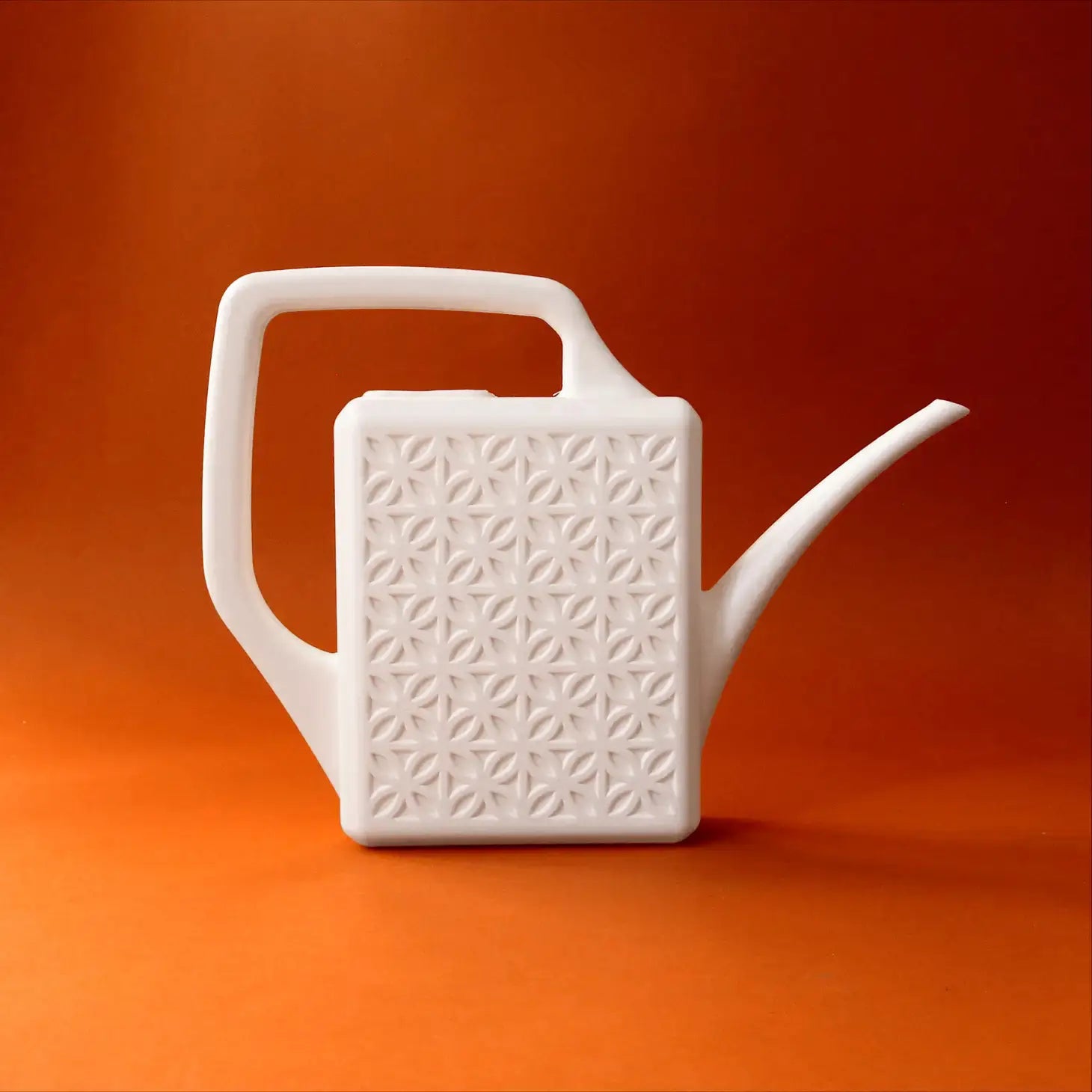 Breeze Block Recycled Plastic Watering Can - Ivory