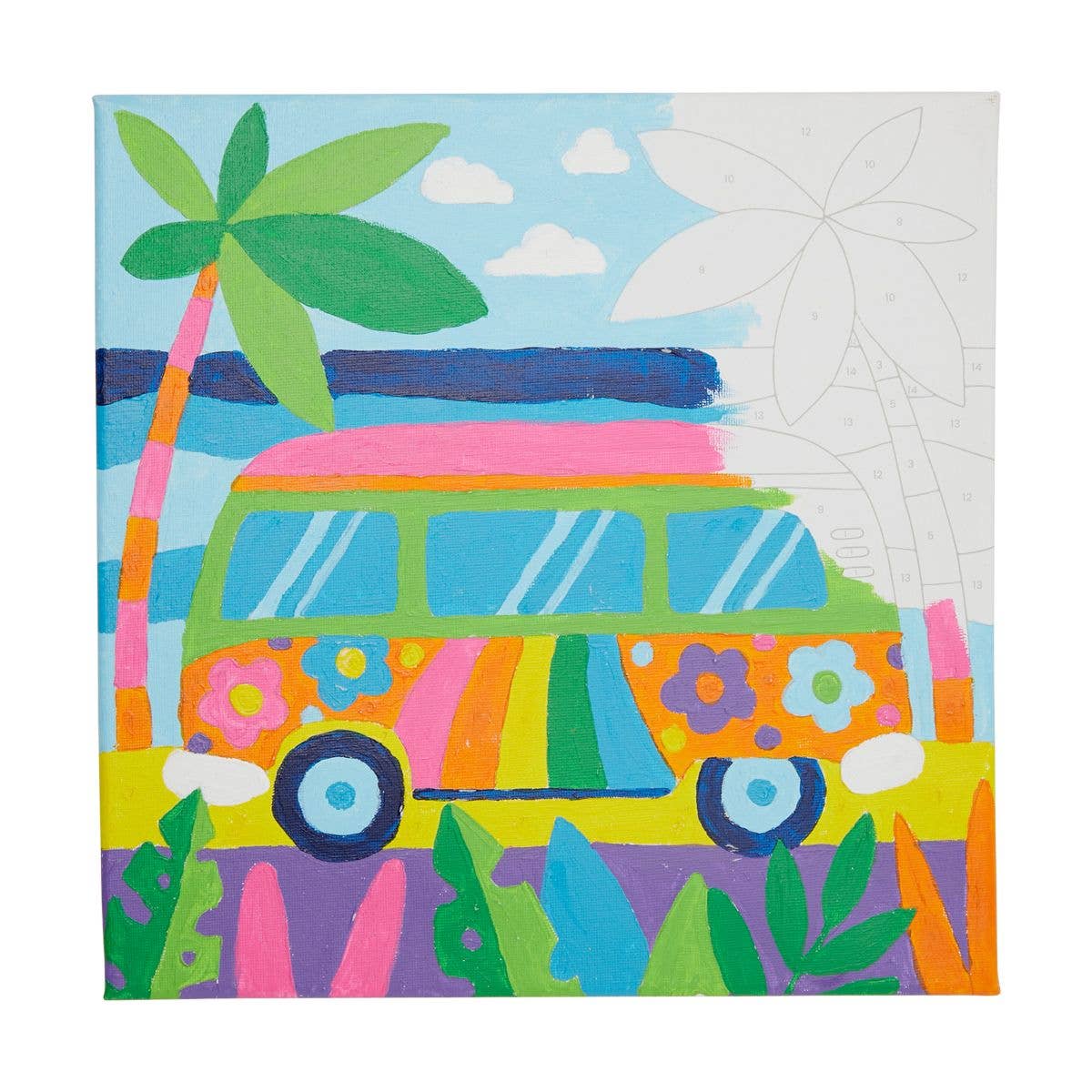 Van Vibes: Colorific Canvas Paint By Number Kit