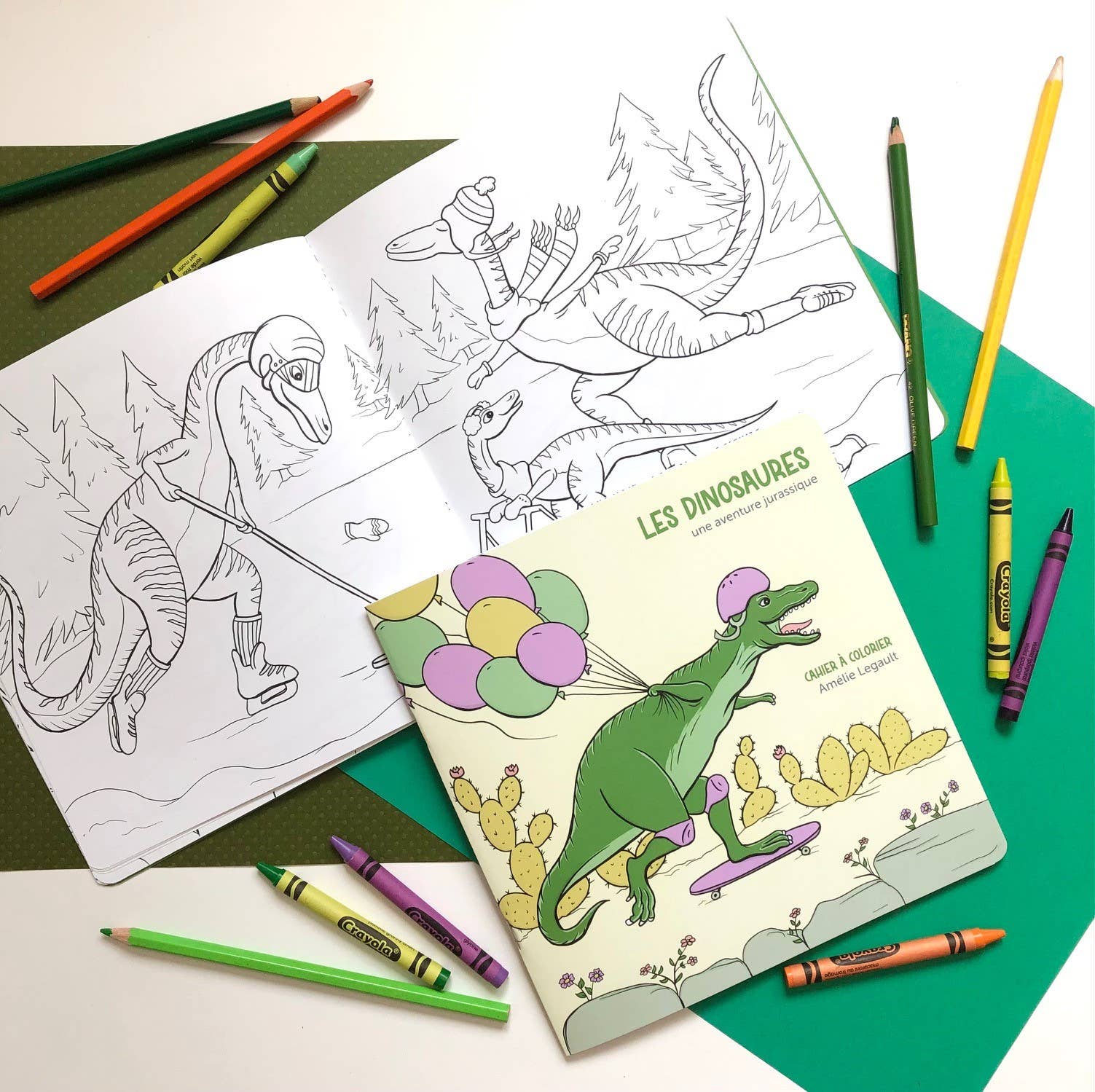 The Dinosaurs A Jurassic Adventure - Coloring Book