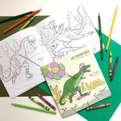 The Dinosaurs A Jurassic Adventure - Coloring Book