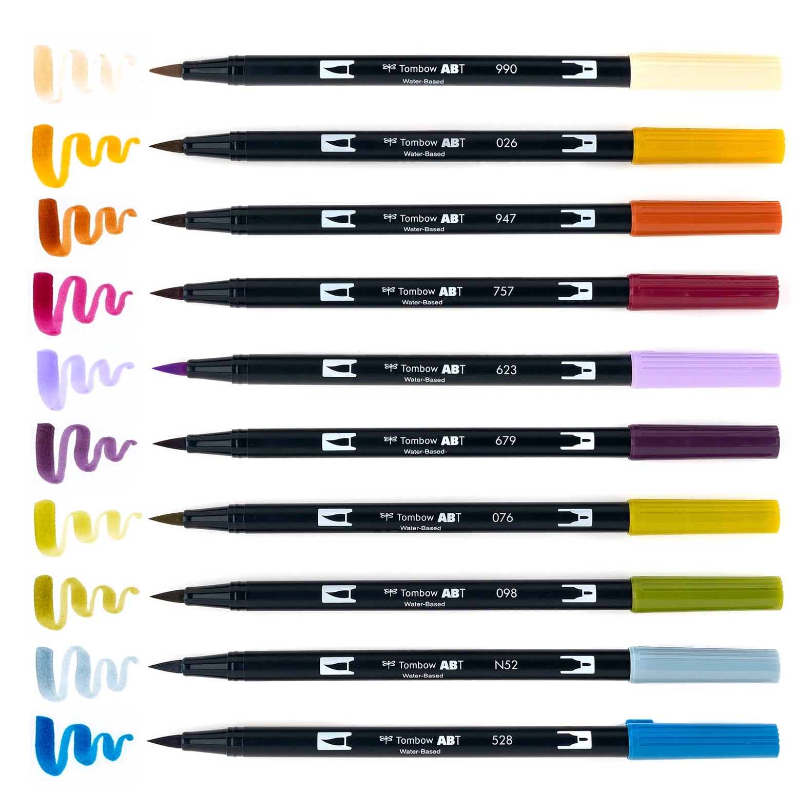 Muted Dual Brush Art Markers - 10 Pk