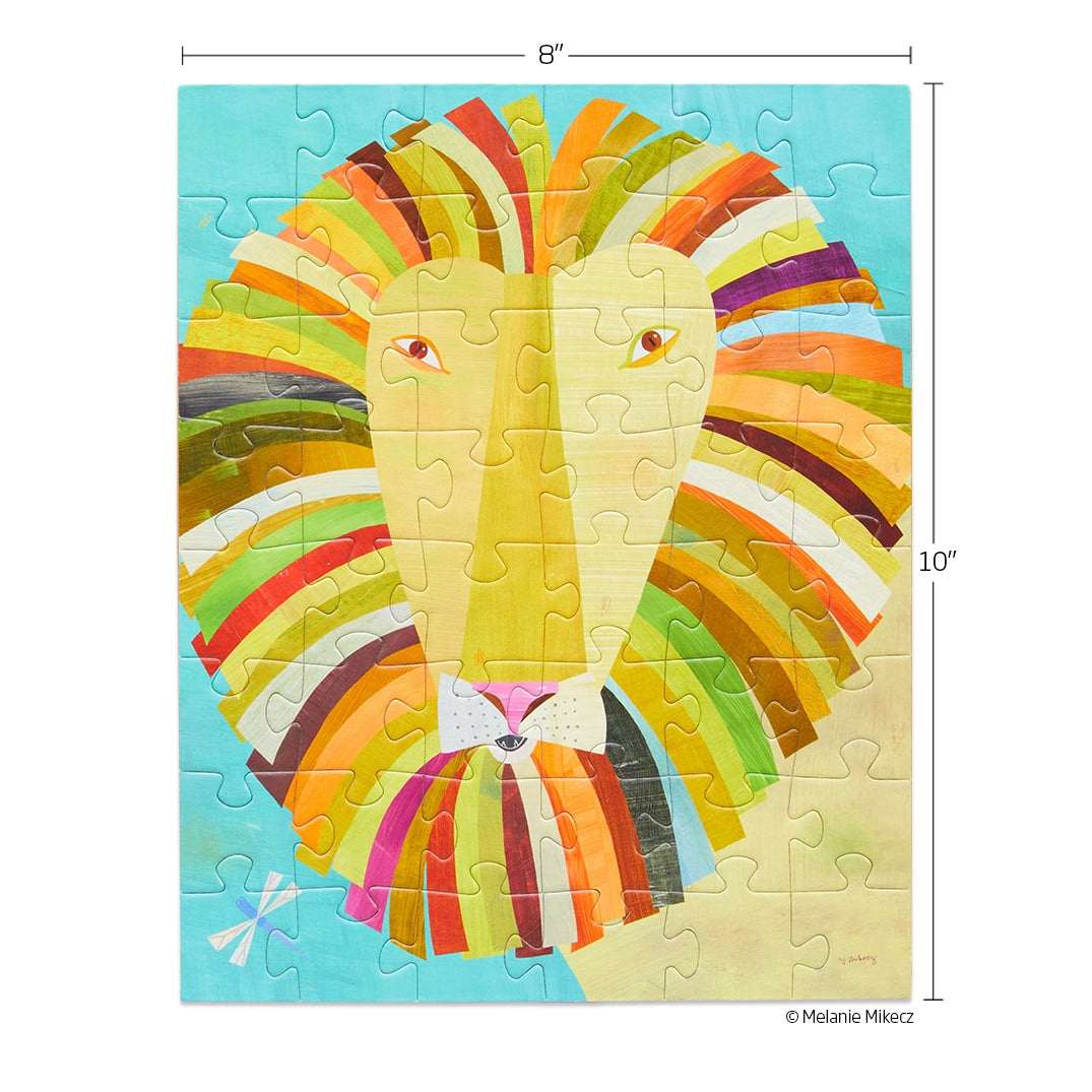 Colorful Lion - 48 Piece Eco Friendly Kids Puzzle