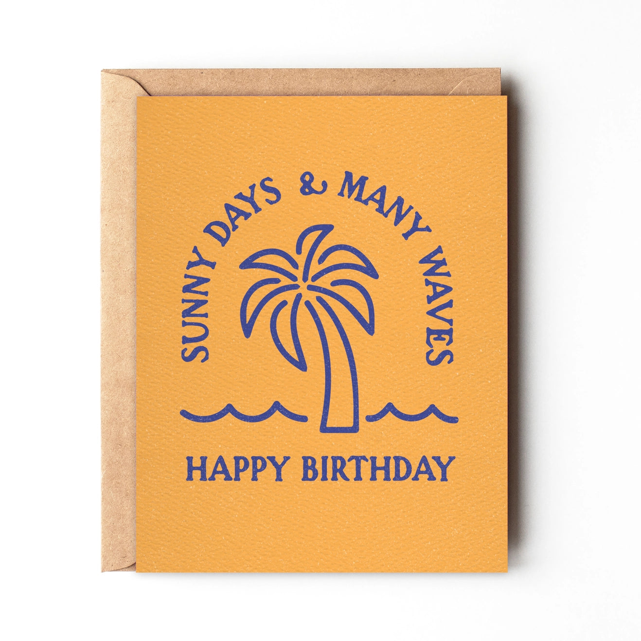 Sunny Days Many Waves - Greeting Card
