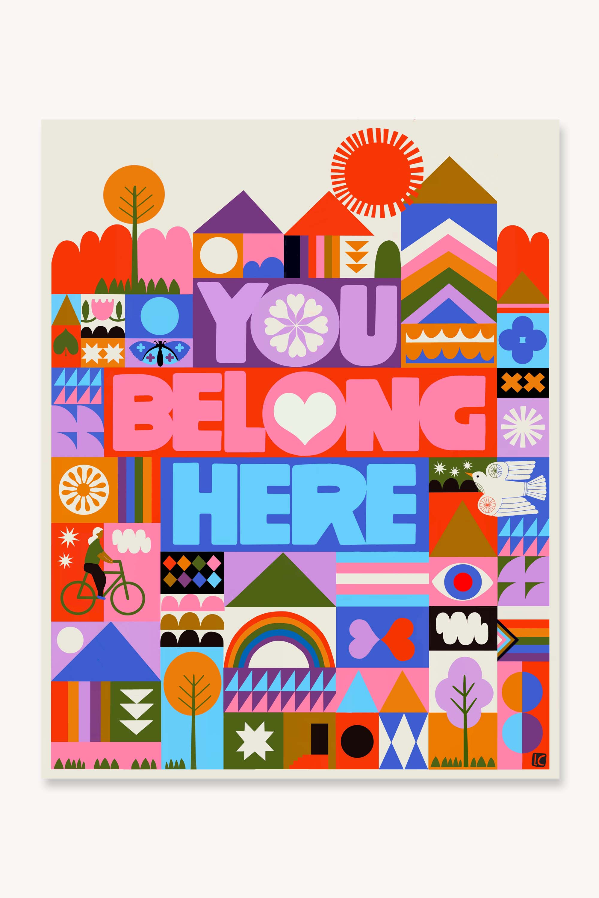You Belong Here - Art Print 11x14