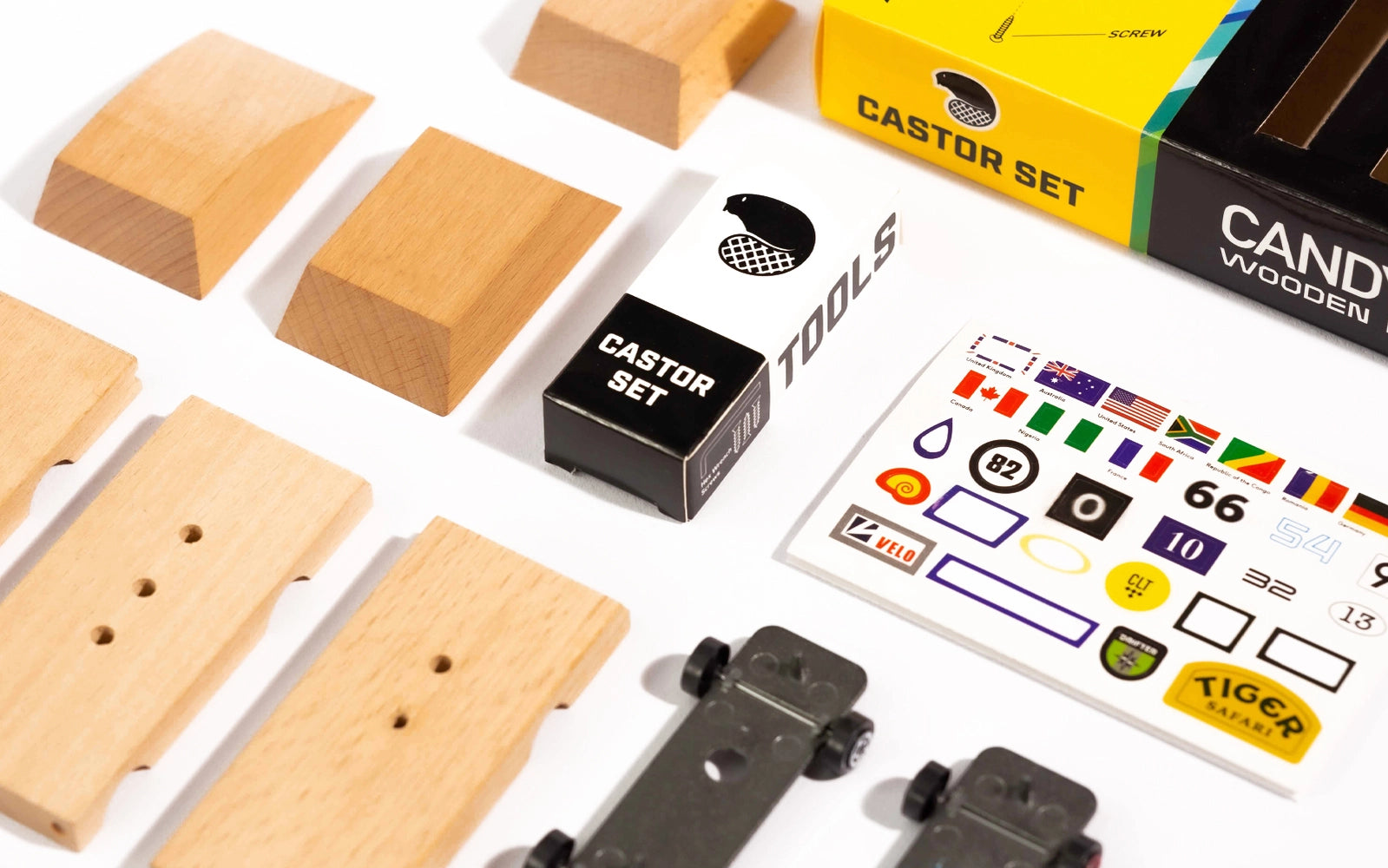 DIY Candy Car Caster Set - by Candylab Toys
