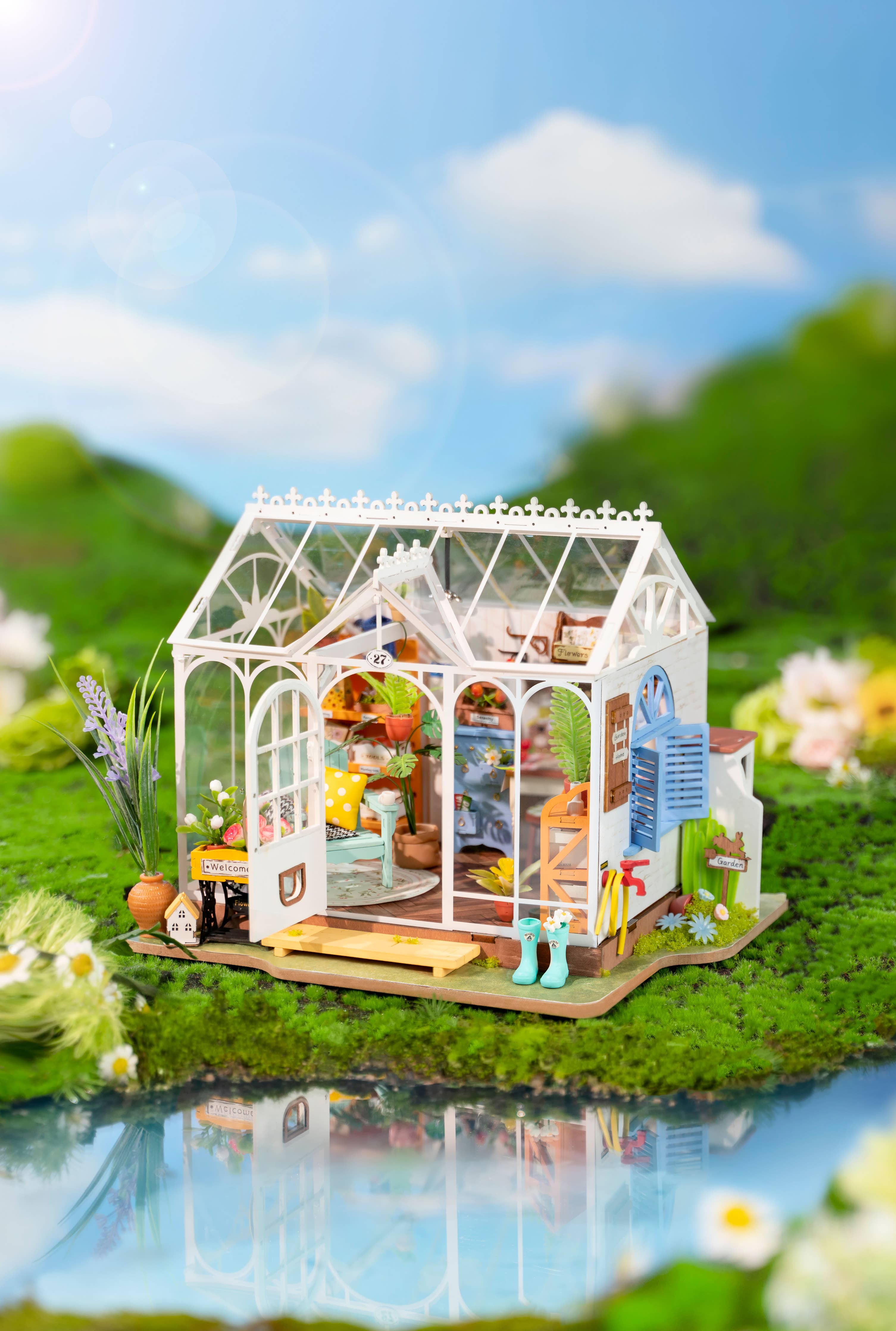 Dreamy Garden House: DIY Miniature House Kit