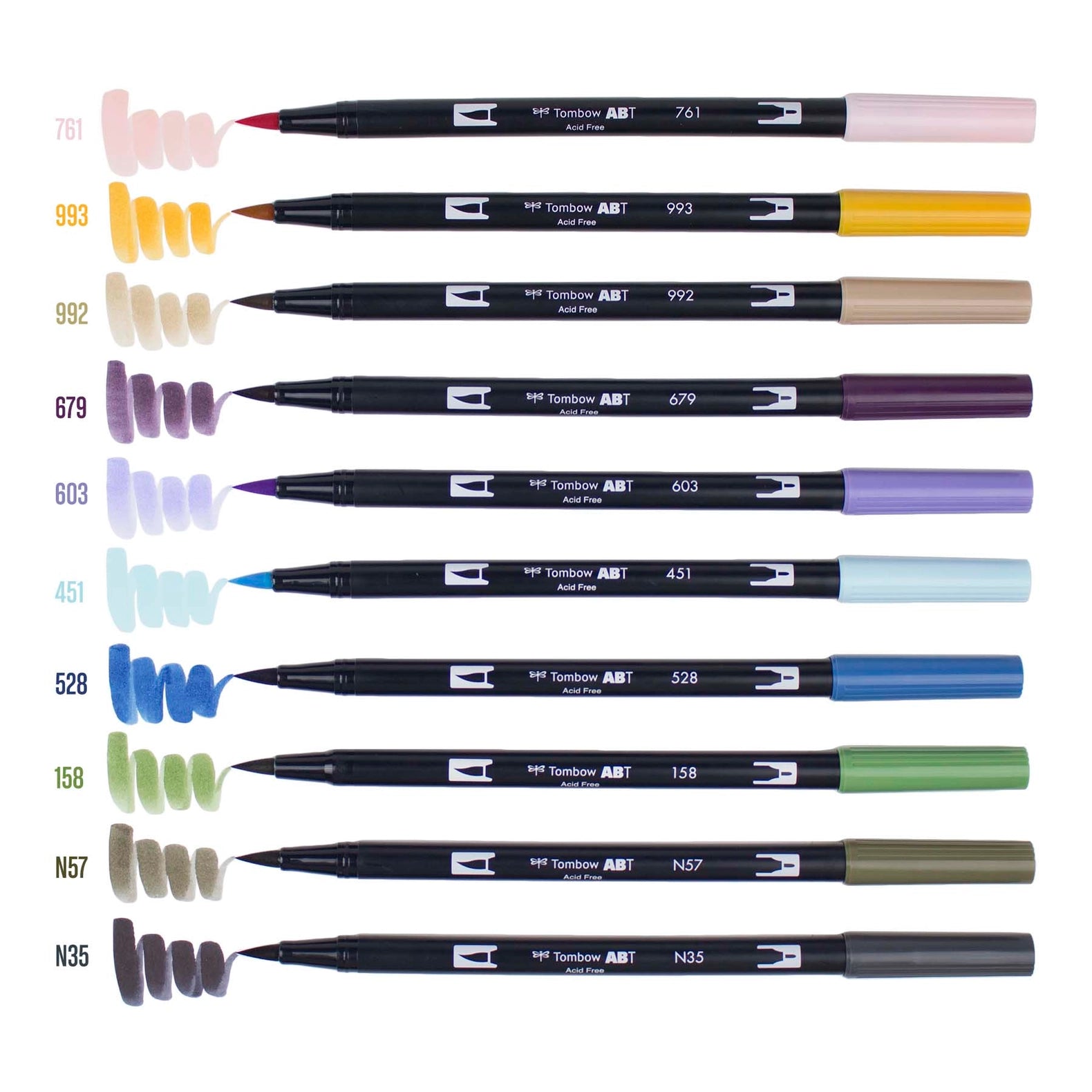 Desert Flora Dual Brush Art Markers - 10 Pk