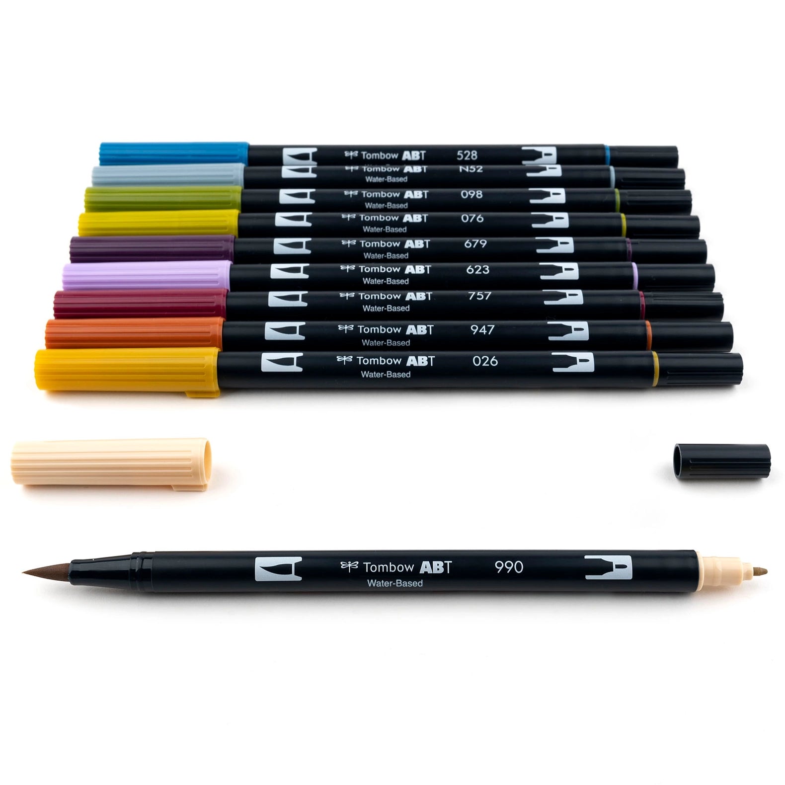 Muted Dual Brush Art Markers - 10 Pk